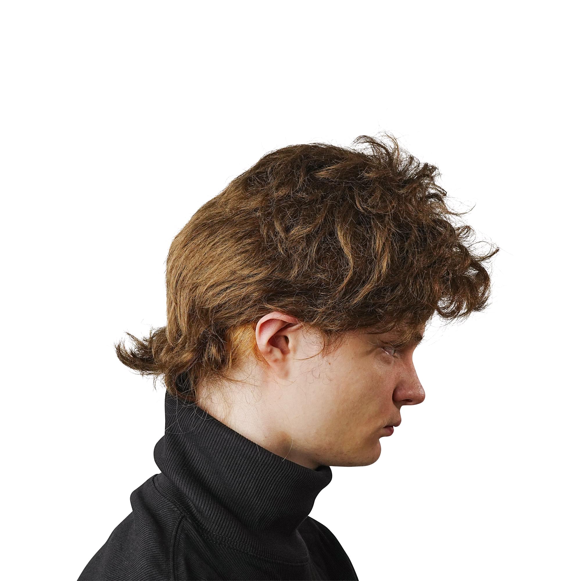 Light Brown Biker Boy Adult Costume Wig | One Size