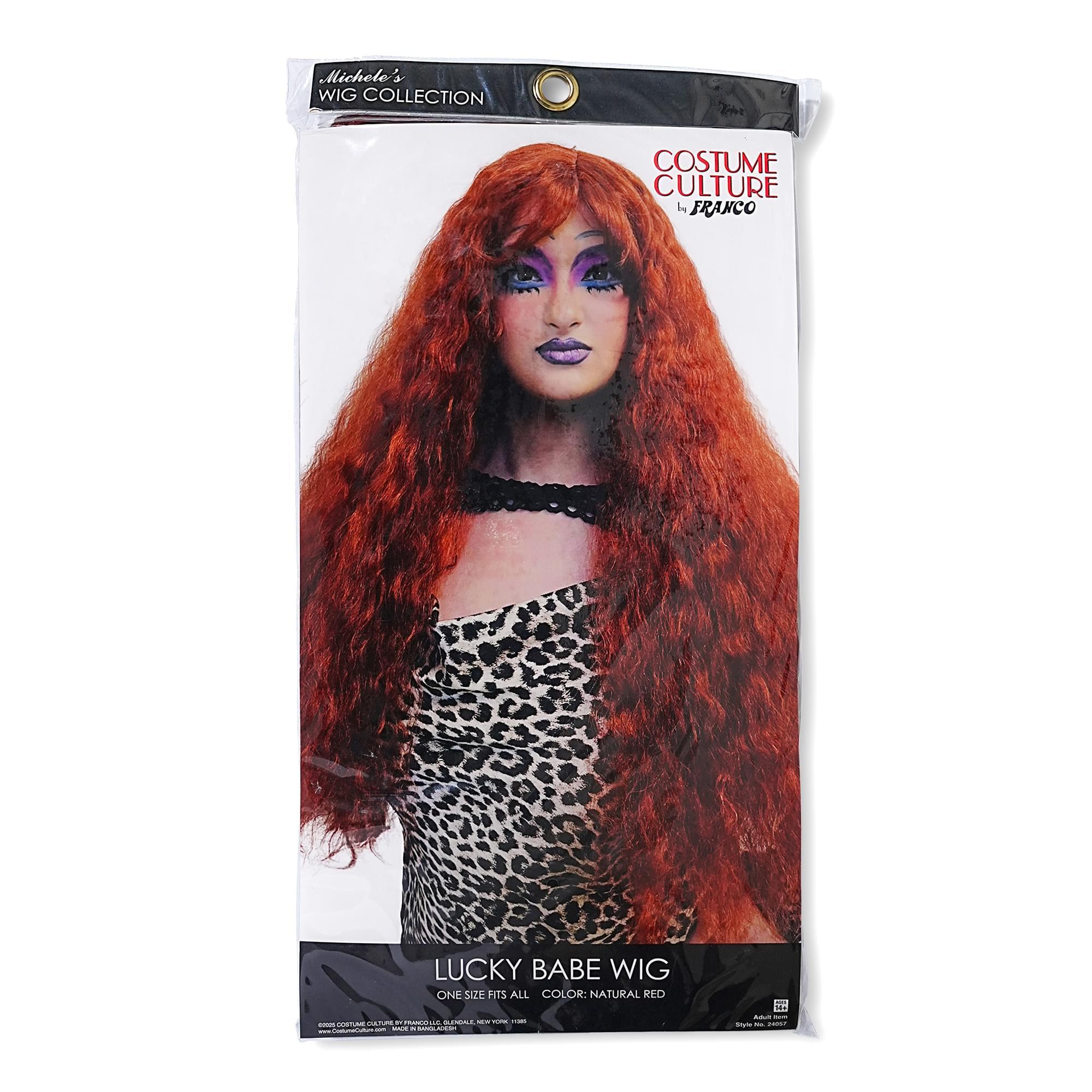 Lucky Babe Adult Costume Wig