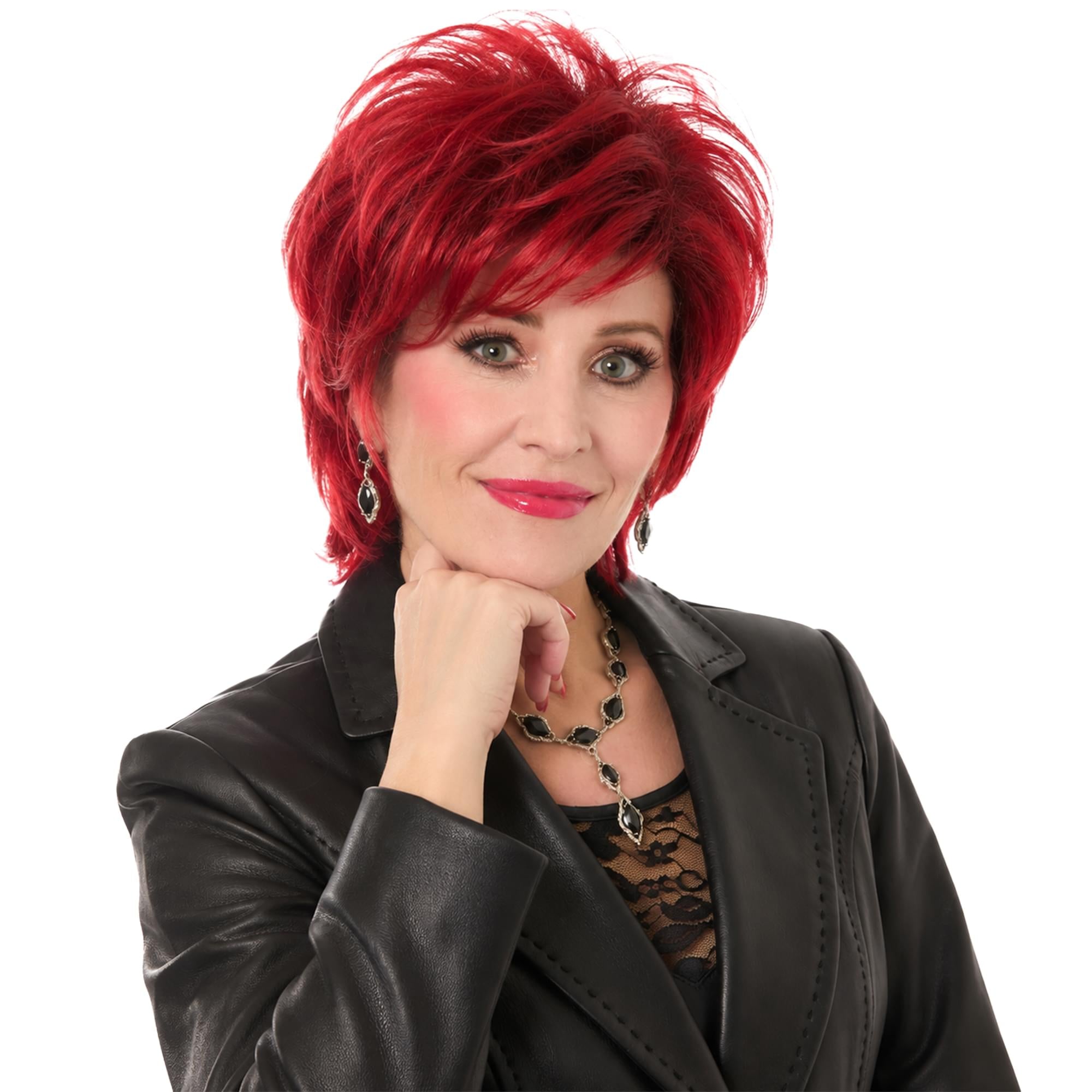 Princess Of Darkness Red Adult Costume Wig