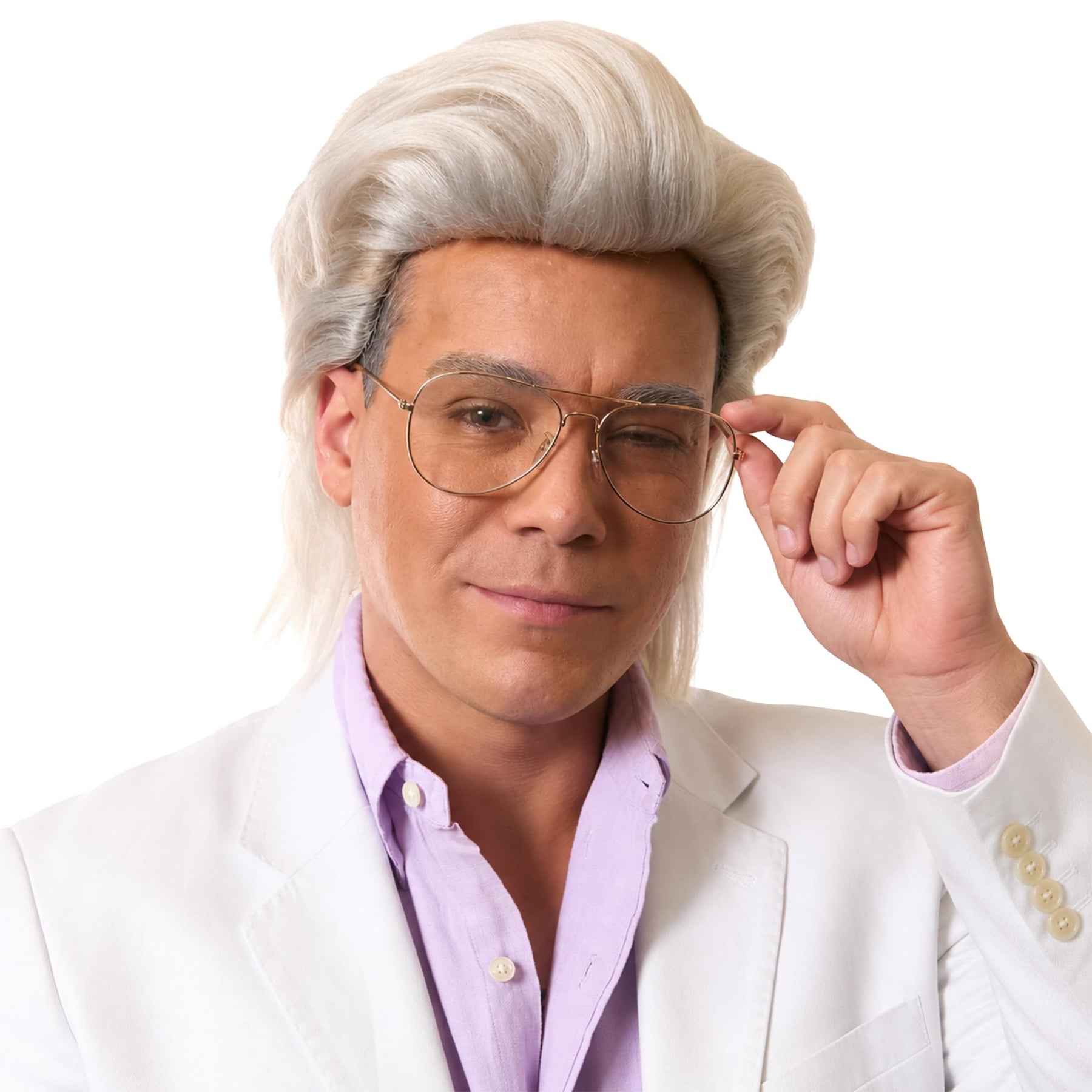 Walter White and Grey Adult Costume Wig