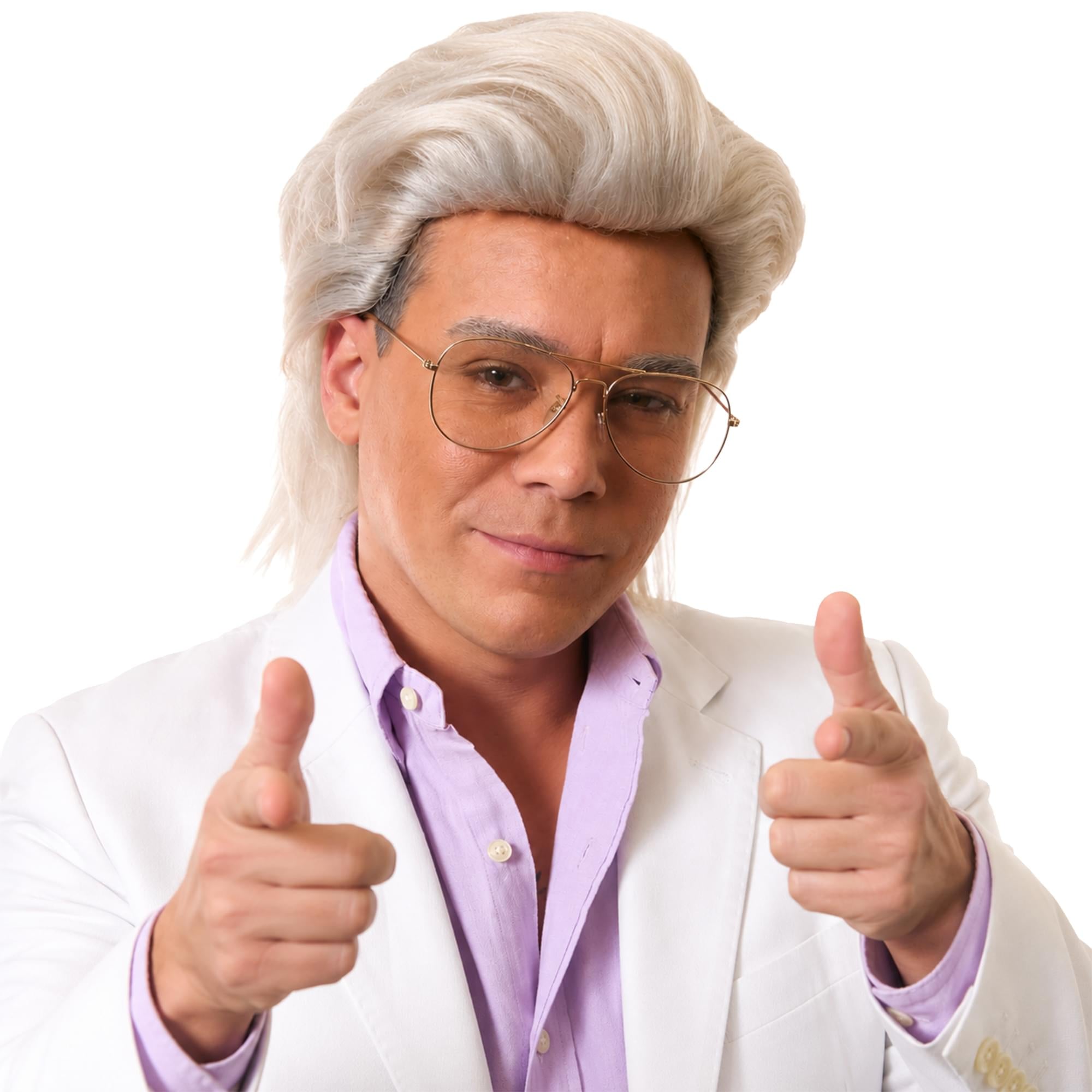 Walter White and Grey Adult Costume Wig