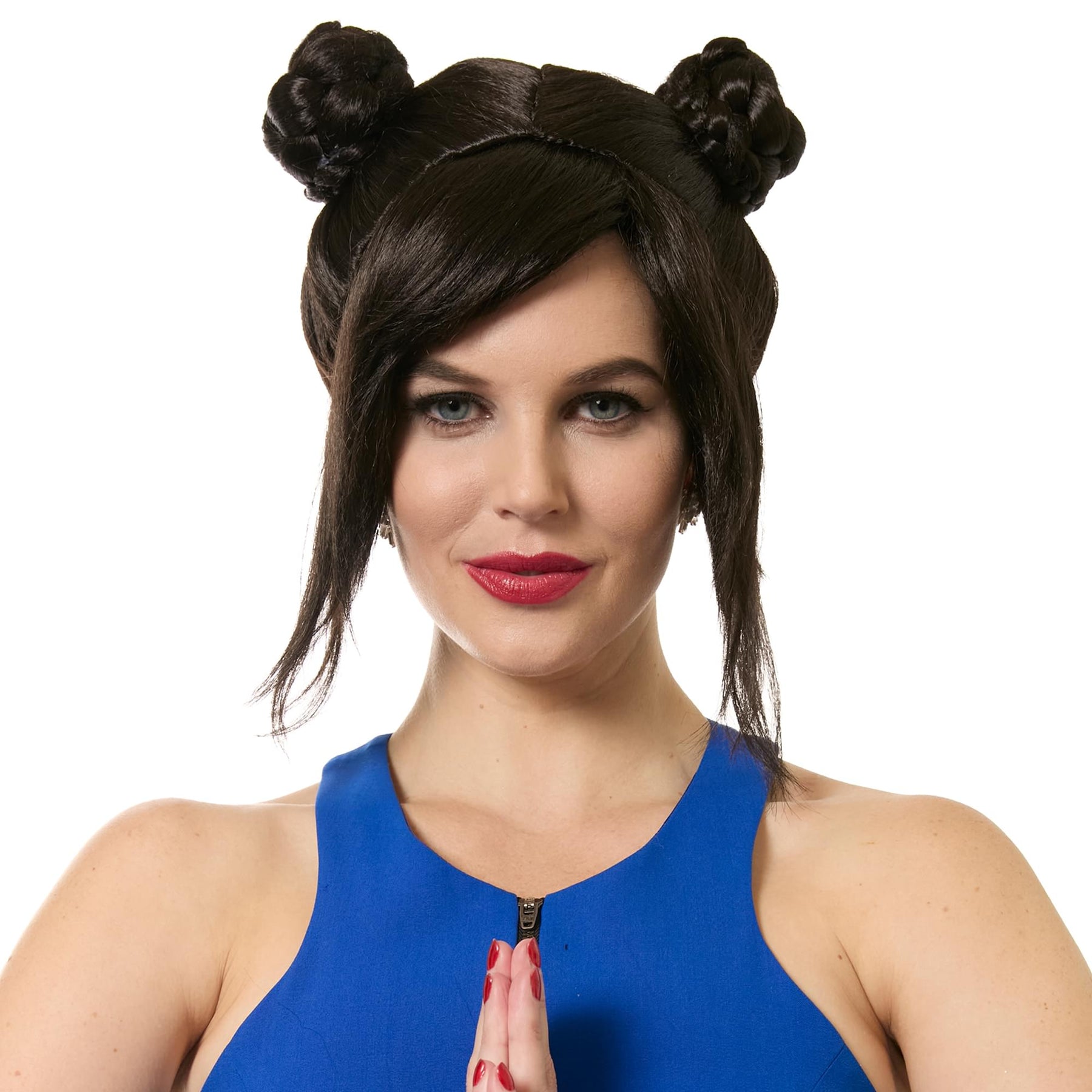 Lotus Flower Black Adult Costume Wig (Bonnets Included)