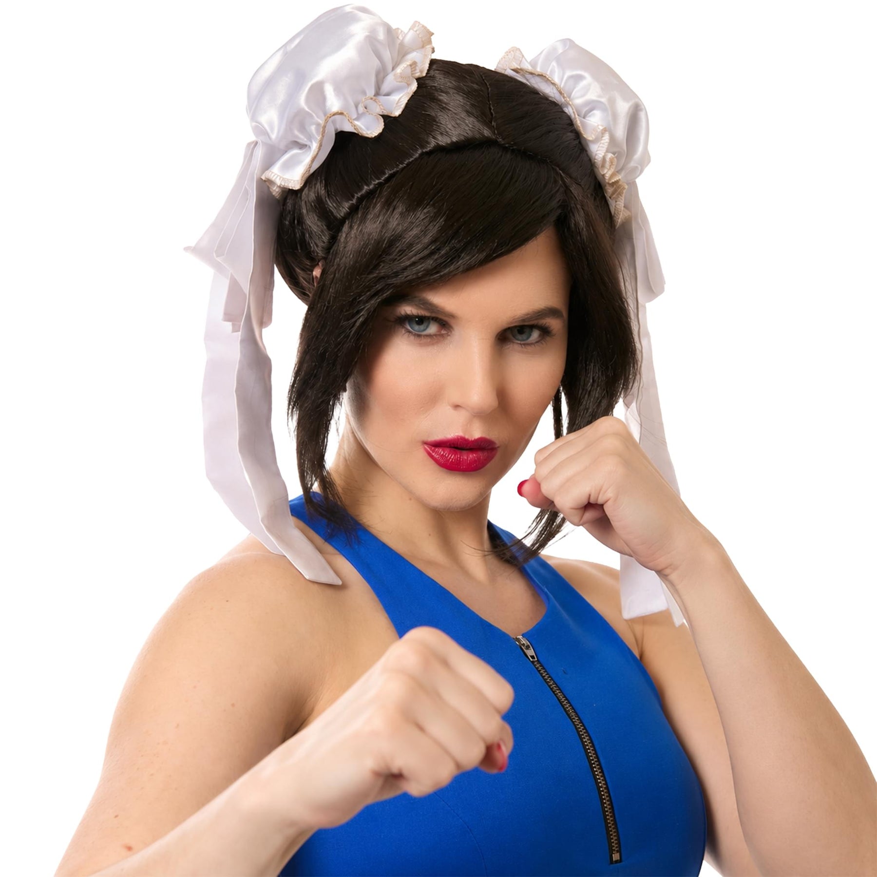 Lotus Flower Black Adult Costume Wig (Bonnets Included)