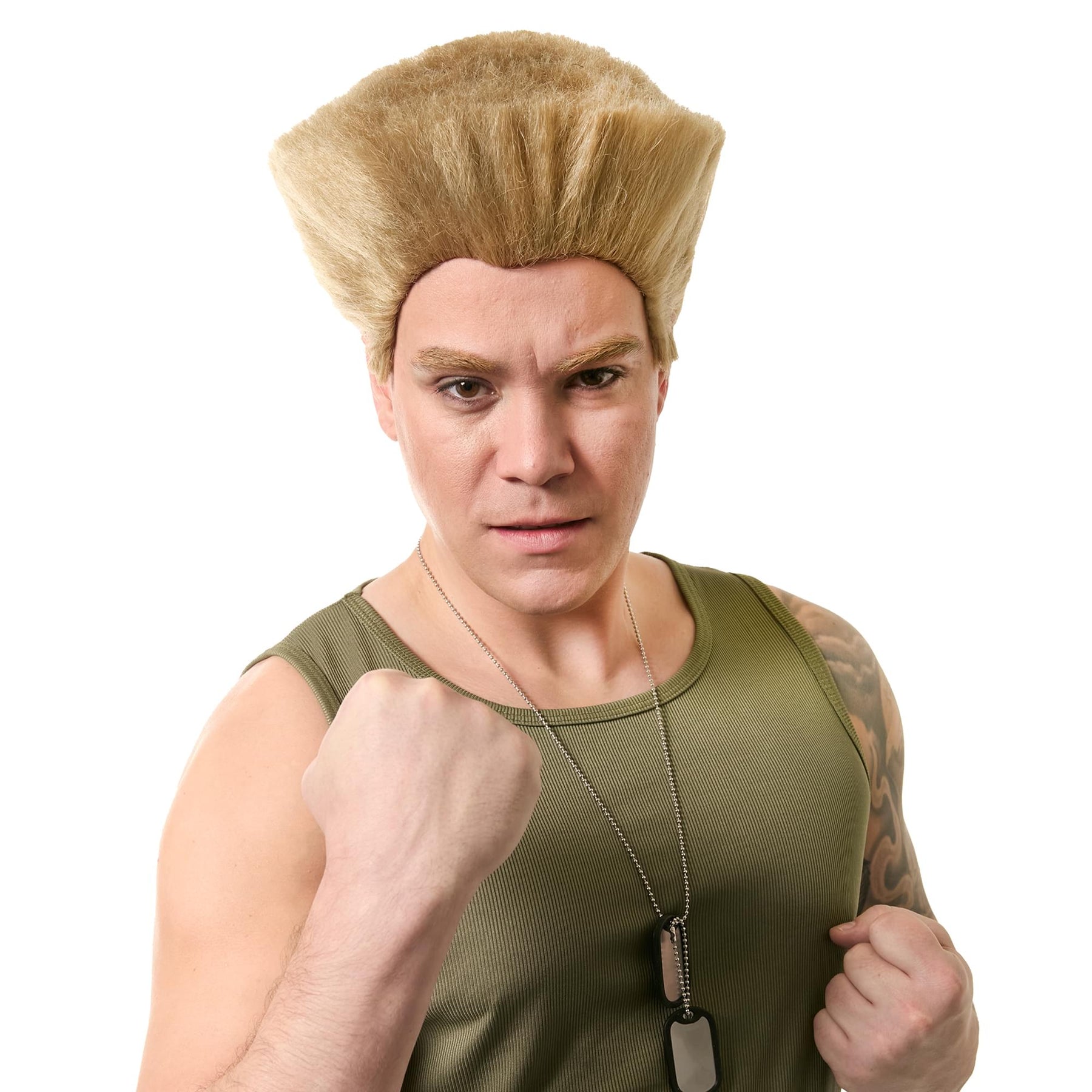 The Soldier Blonde Adult Costume Wig