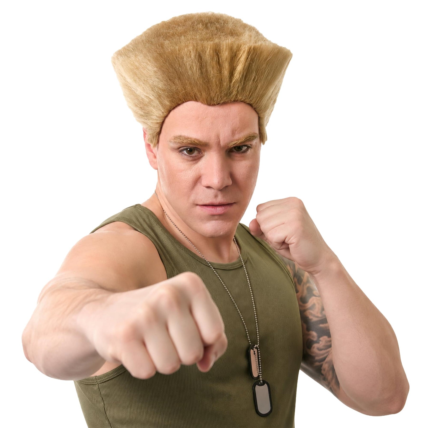 The Soldier Blonde Adult Costume Wig