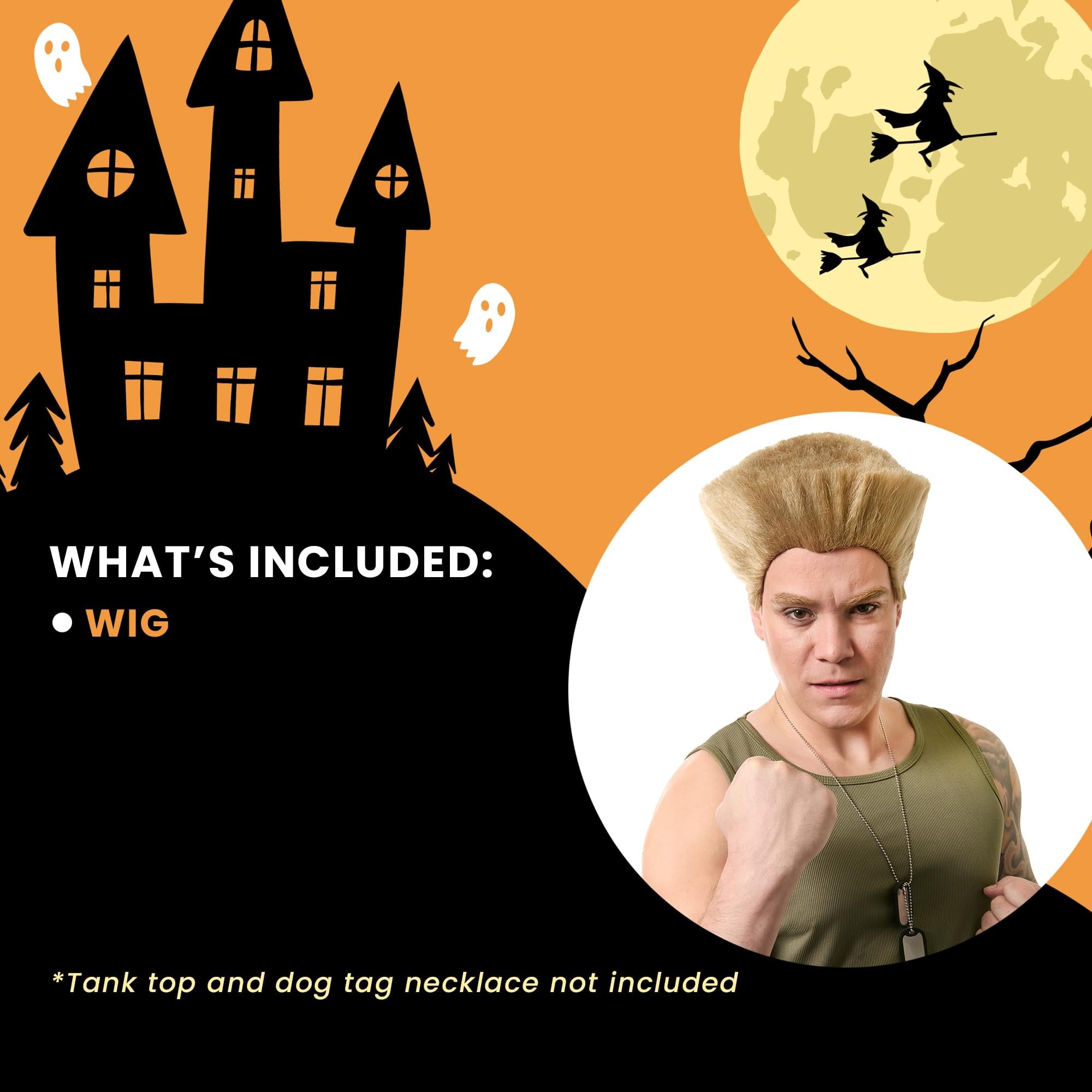 The Soldier Blonde Adult Costume Wig