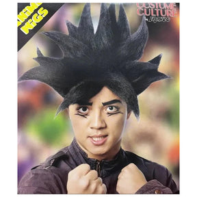 Anime Warrior Adult Black Costume Wig
