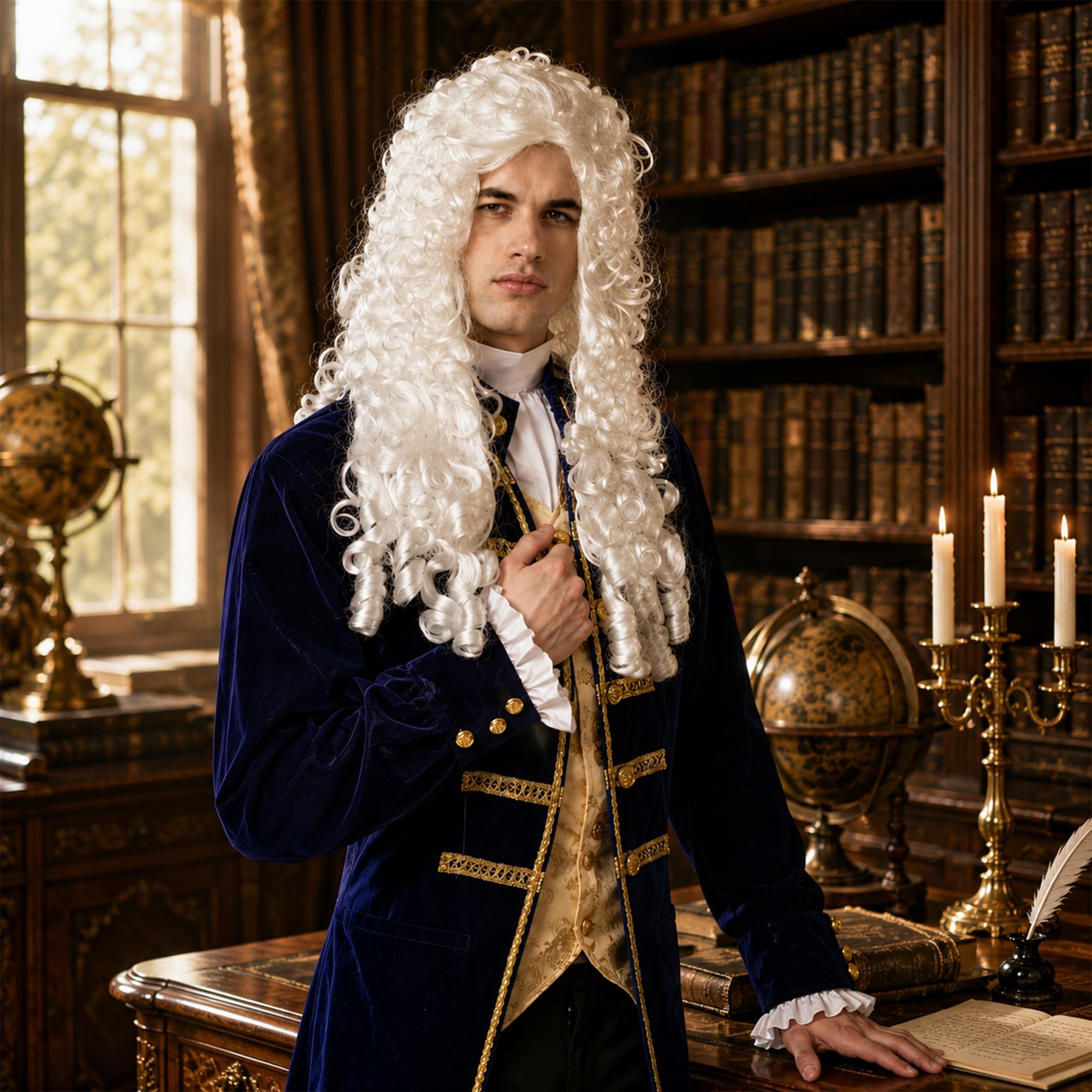 Costume Culture Nobleman Adult Costume Wig | One Size