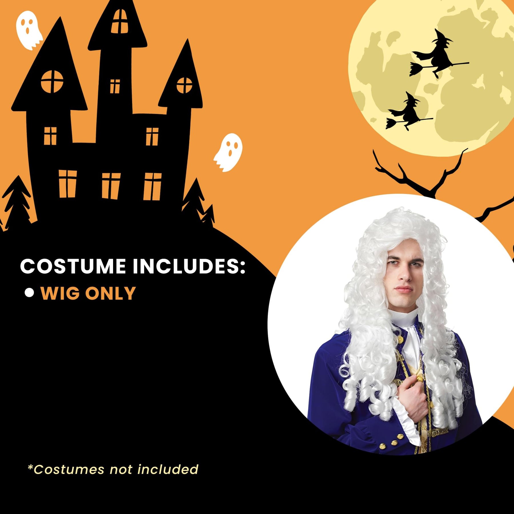 Costume Culture Nobleman Adult Costume Wig | One Size