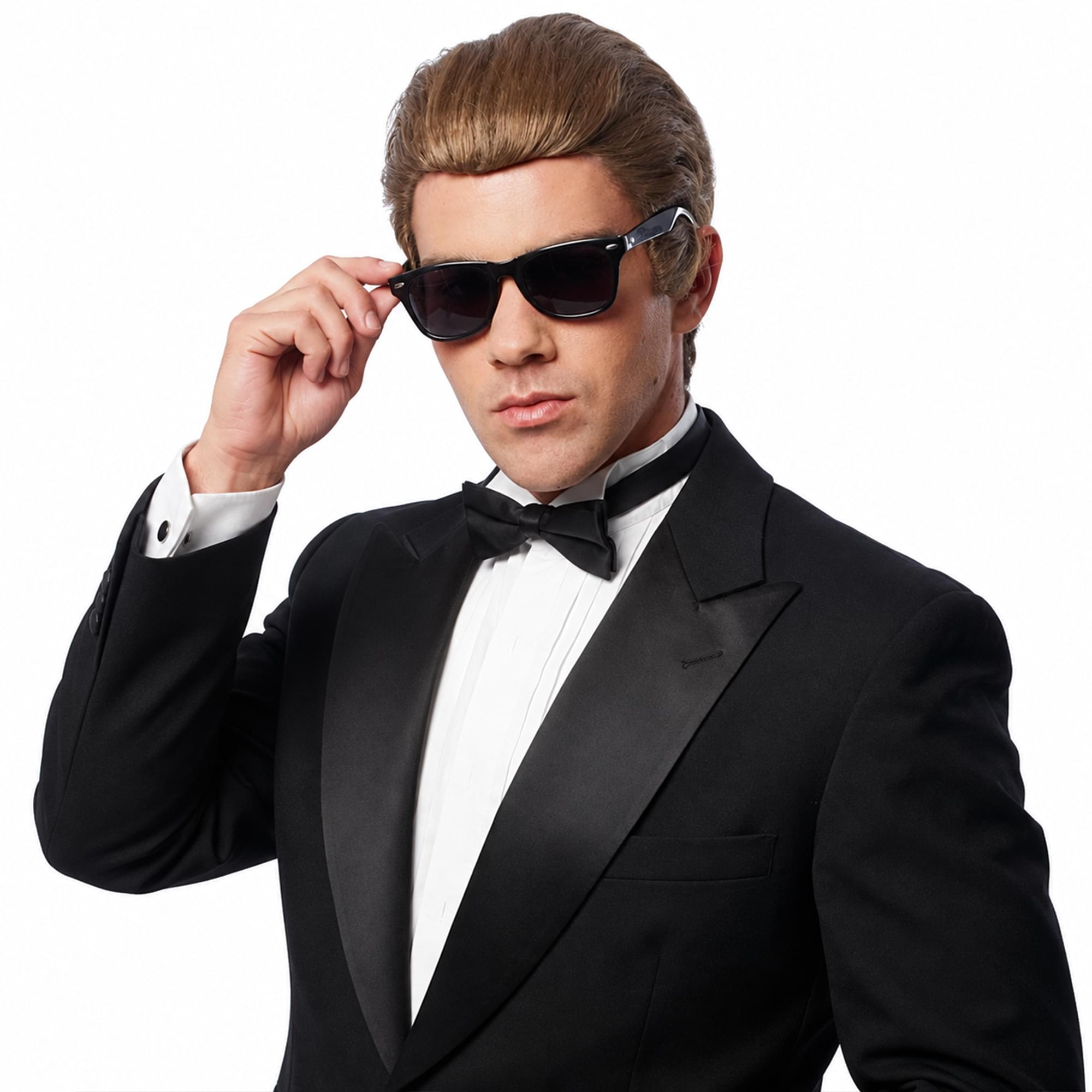 High Roller Brown Adult Costume Wig | One Size