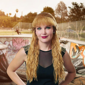 80s Skater Blonde Adult Costume Wig | One Size