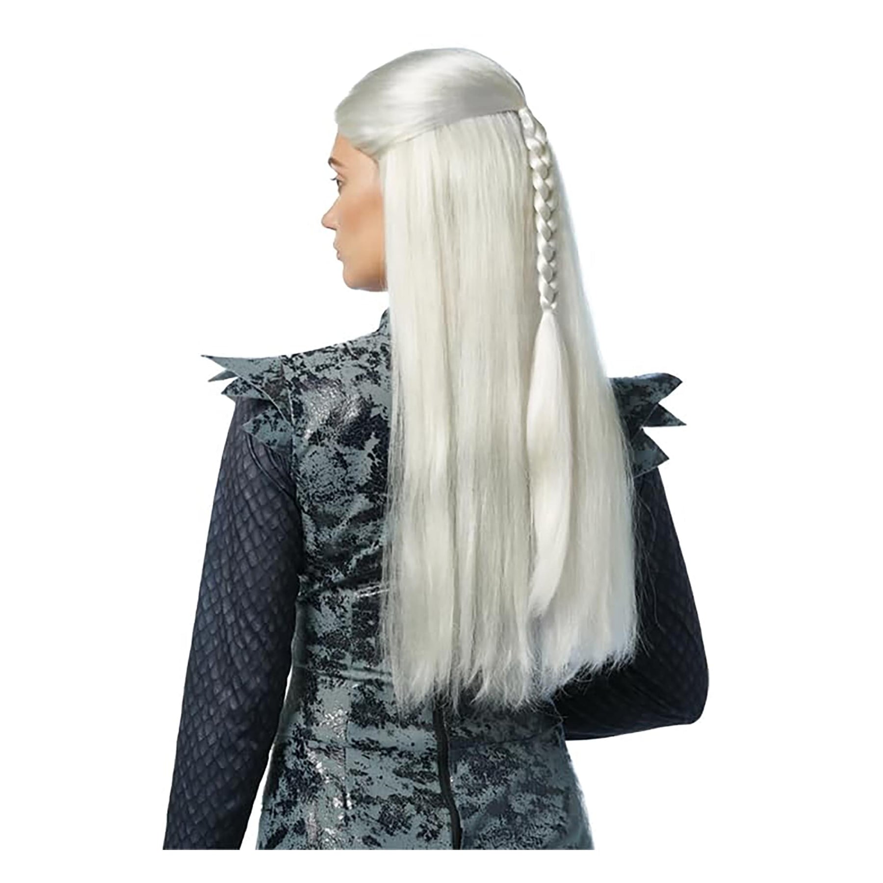 Dragon Princess Adult Platinum Costume Wig