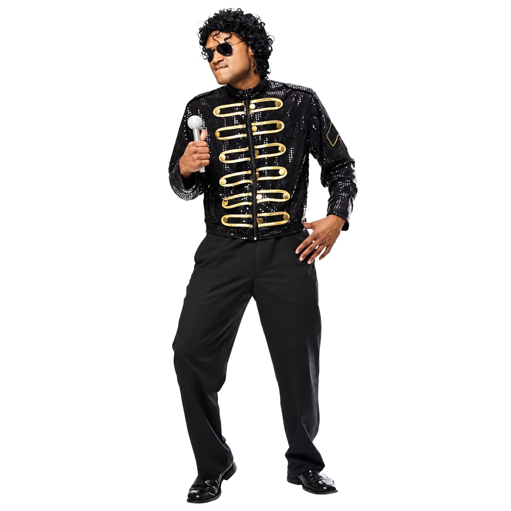 King Of Pop Sequin Jacket Adult Costume
