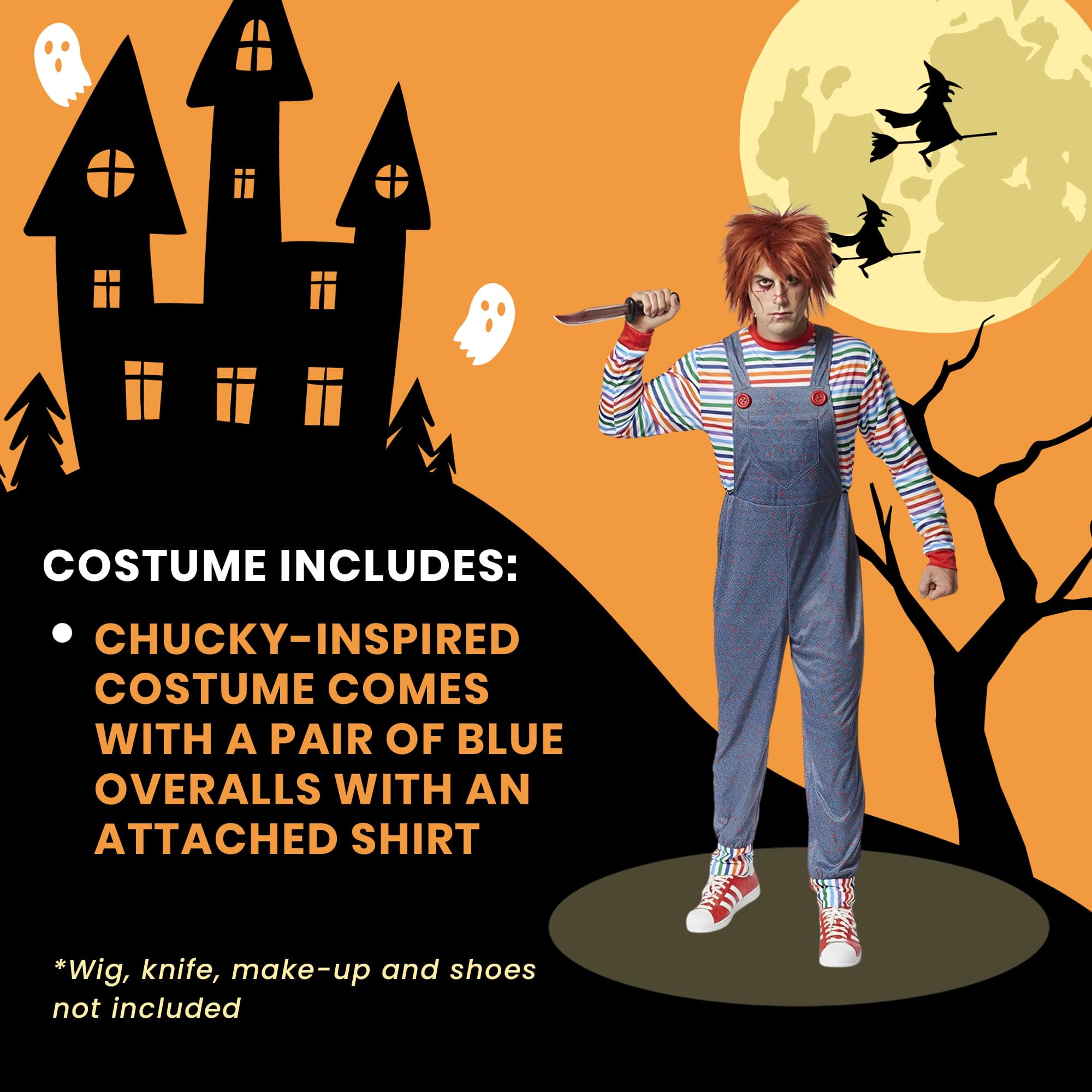 Evil Doll Mens Adult Costume