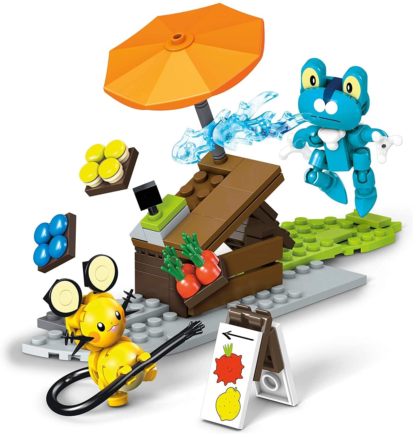 Pokemon Froakie vs. Dedenne Mega Construx Set
