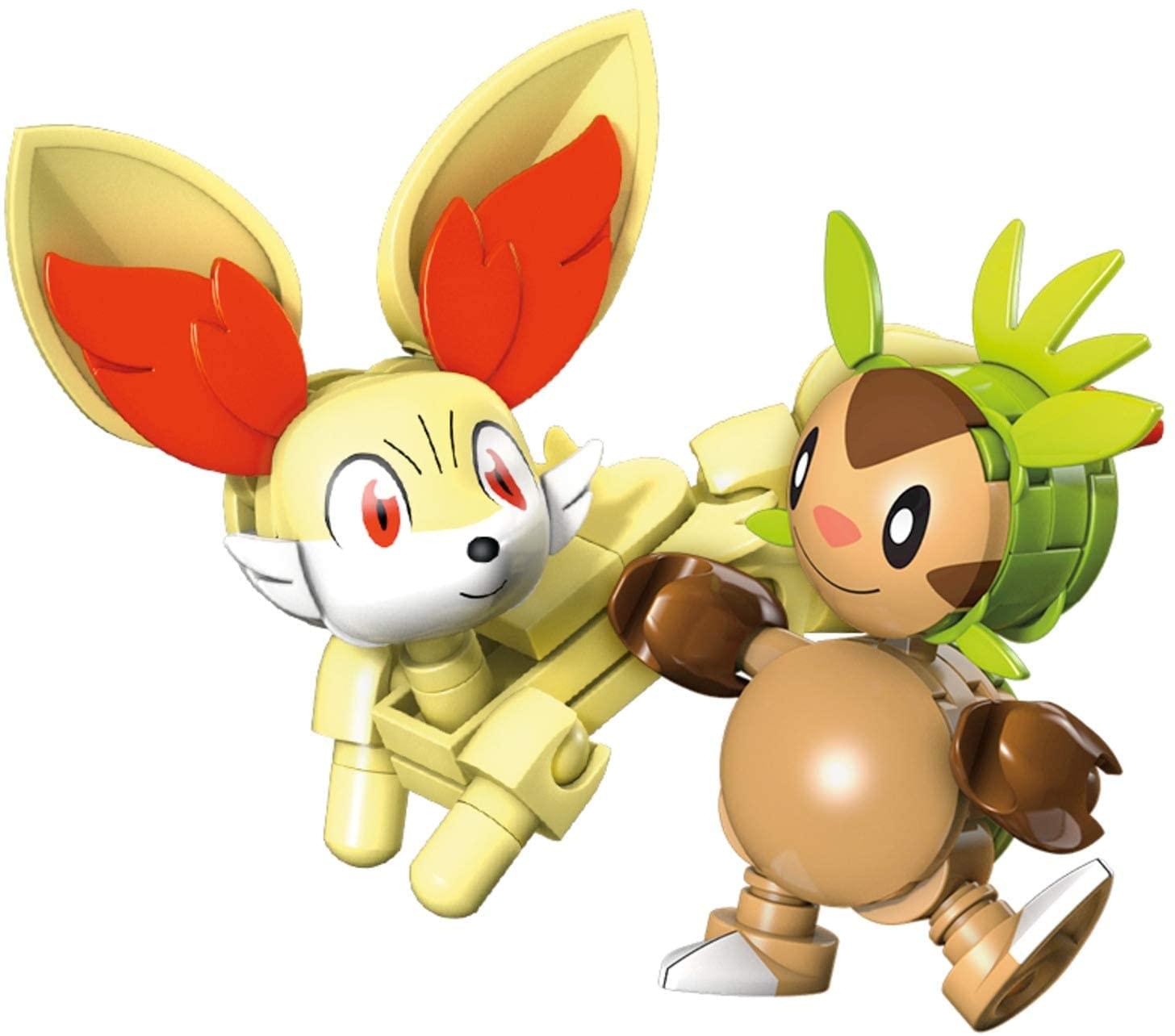 Pokemon Chespin vs. Fennekin Mega Construx Set
