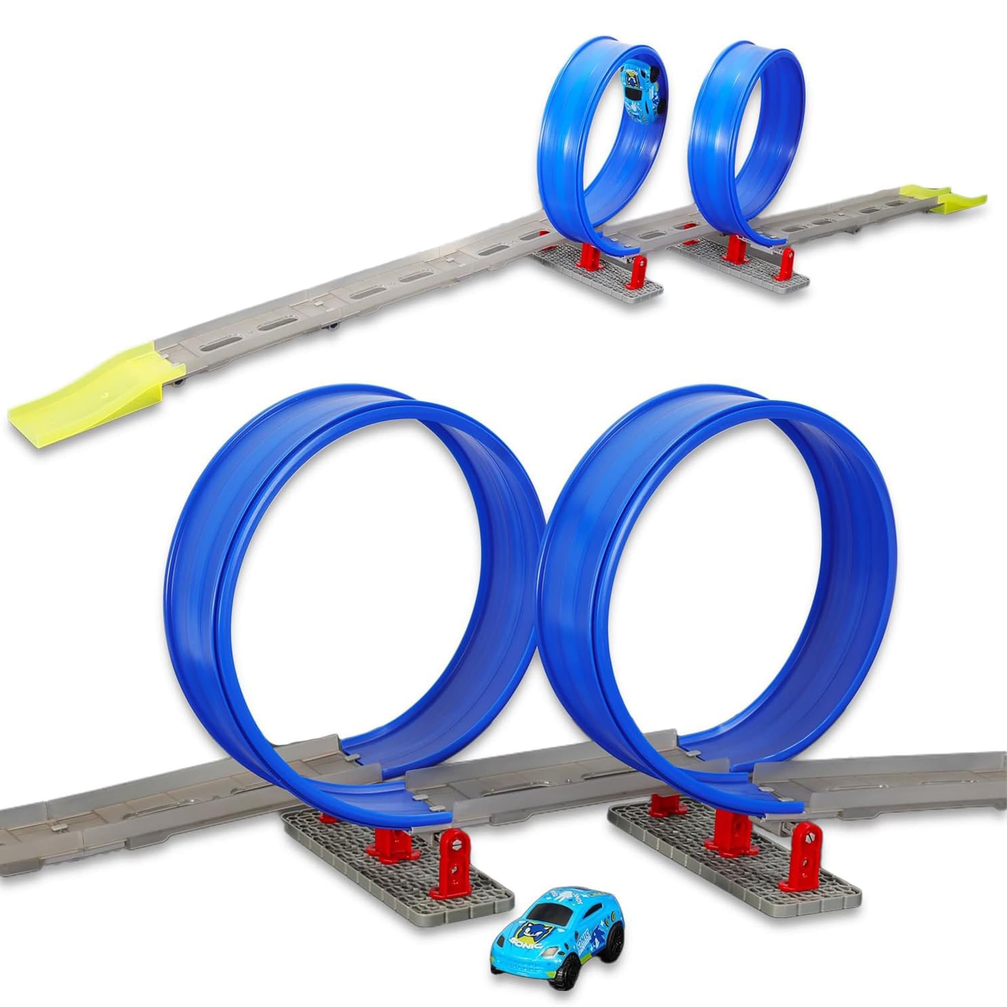 Sonic The Hedgehog Turbo Speed Double Loop Buildable Track Set