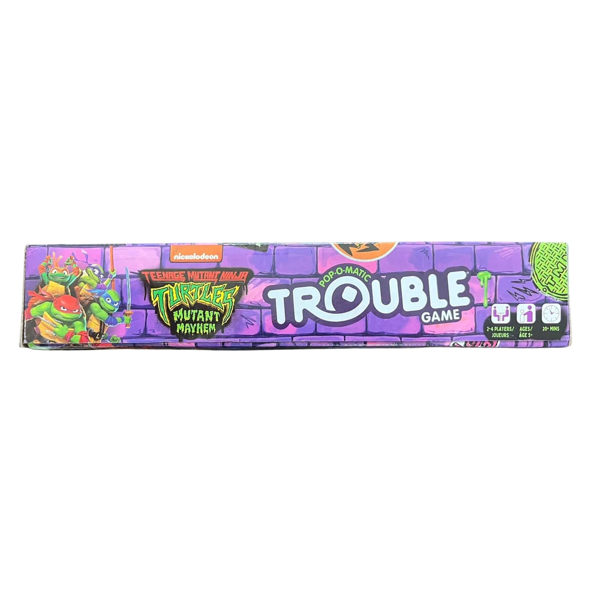 Teenage Mutant Ninja Turtles Mutant Mayhem Pop-O-Matic Trouble Board Game
