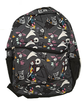 Nightmare Before Christmas 16 Inch Character Print Backpack