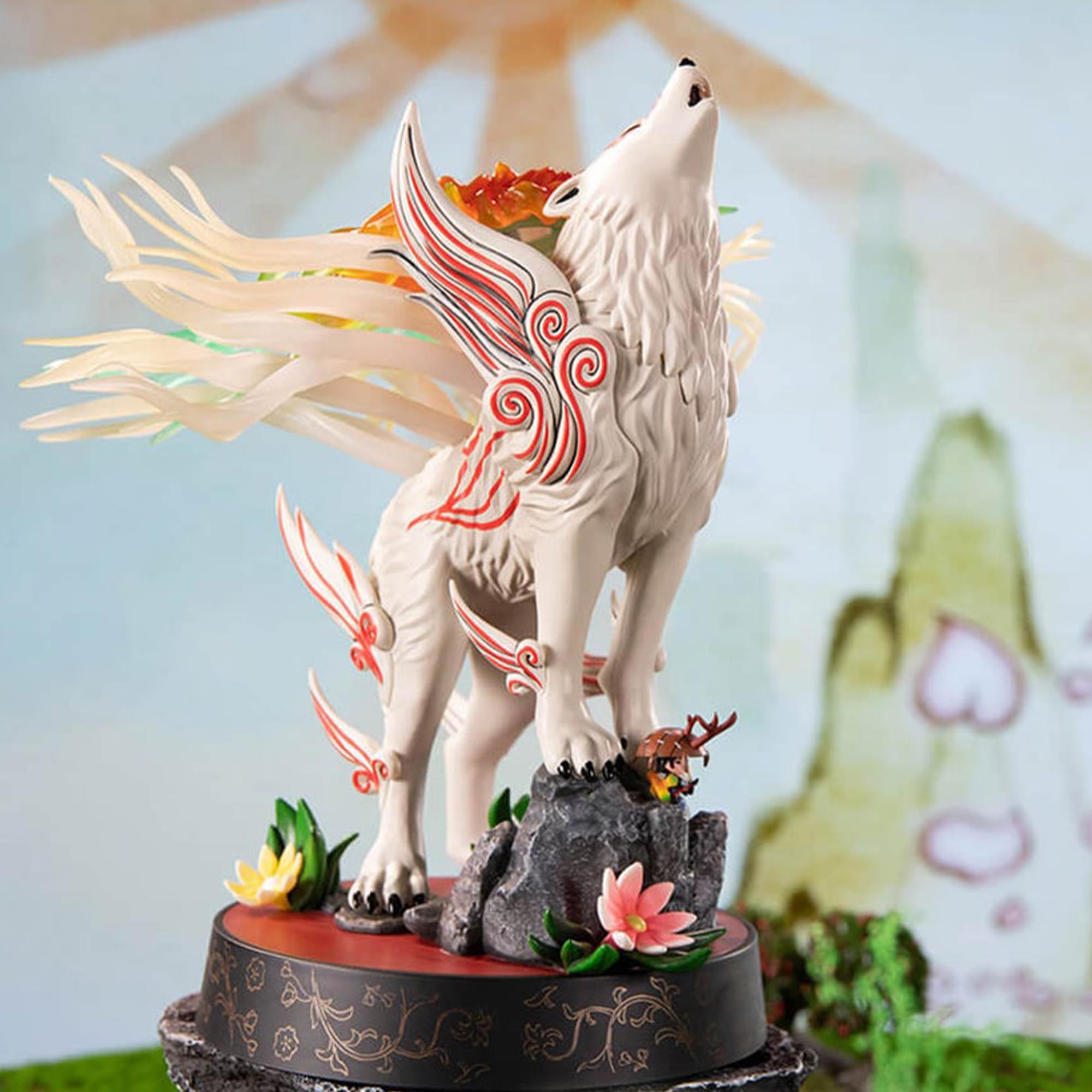 Okami: Shiranui 9 Inch PVC  Statue (Celestial Howl)