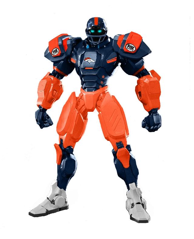 NFL Denver Broncos 10" Cleatus Fox Robot Action Figure