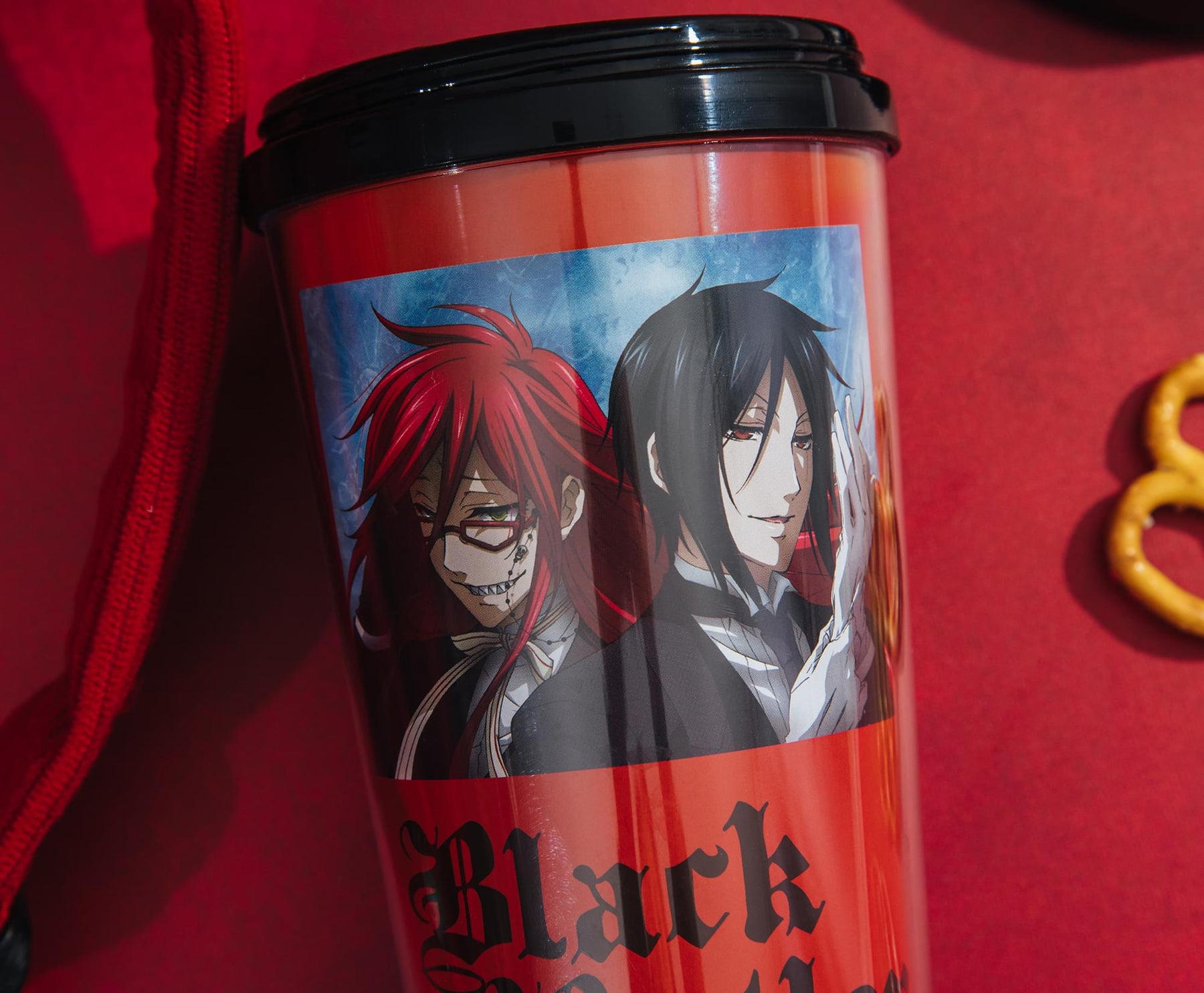 Black Butler Grell and Sebastian 16oz Travel Cup