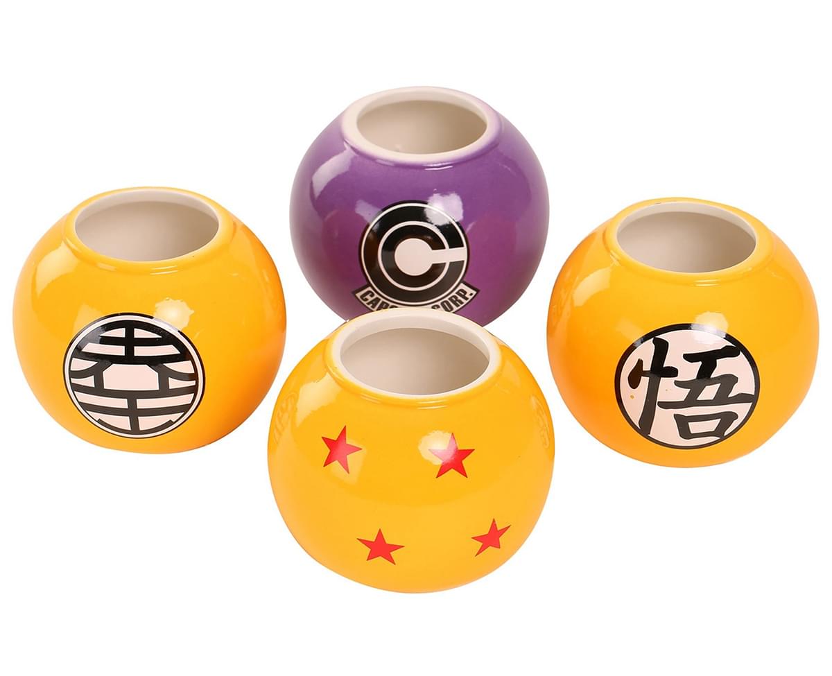 Dragon Ball Z Mini Molded Mug 4-Pack