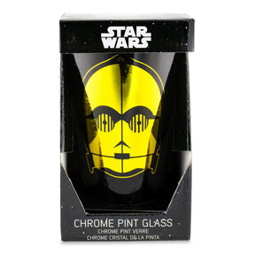 Star Wars C3PO Chrome Pint Glass