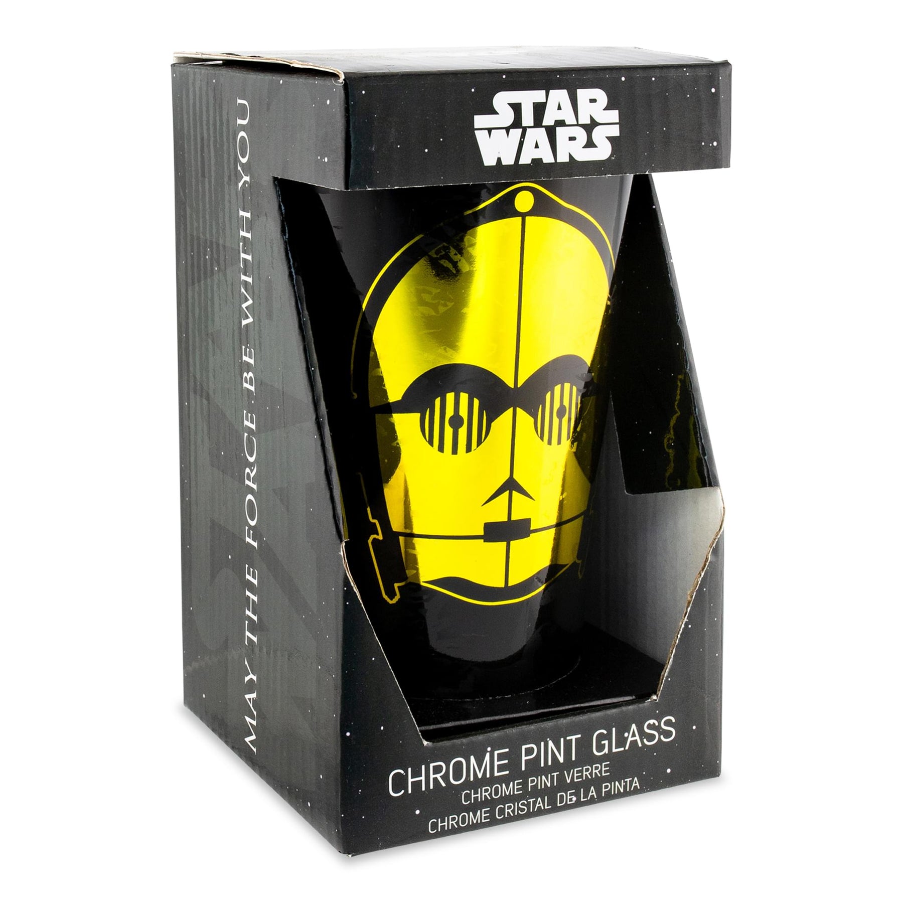 Star Wars C3PO Chrome Pint Glass