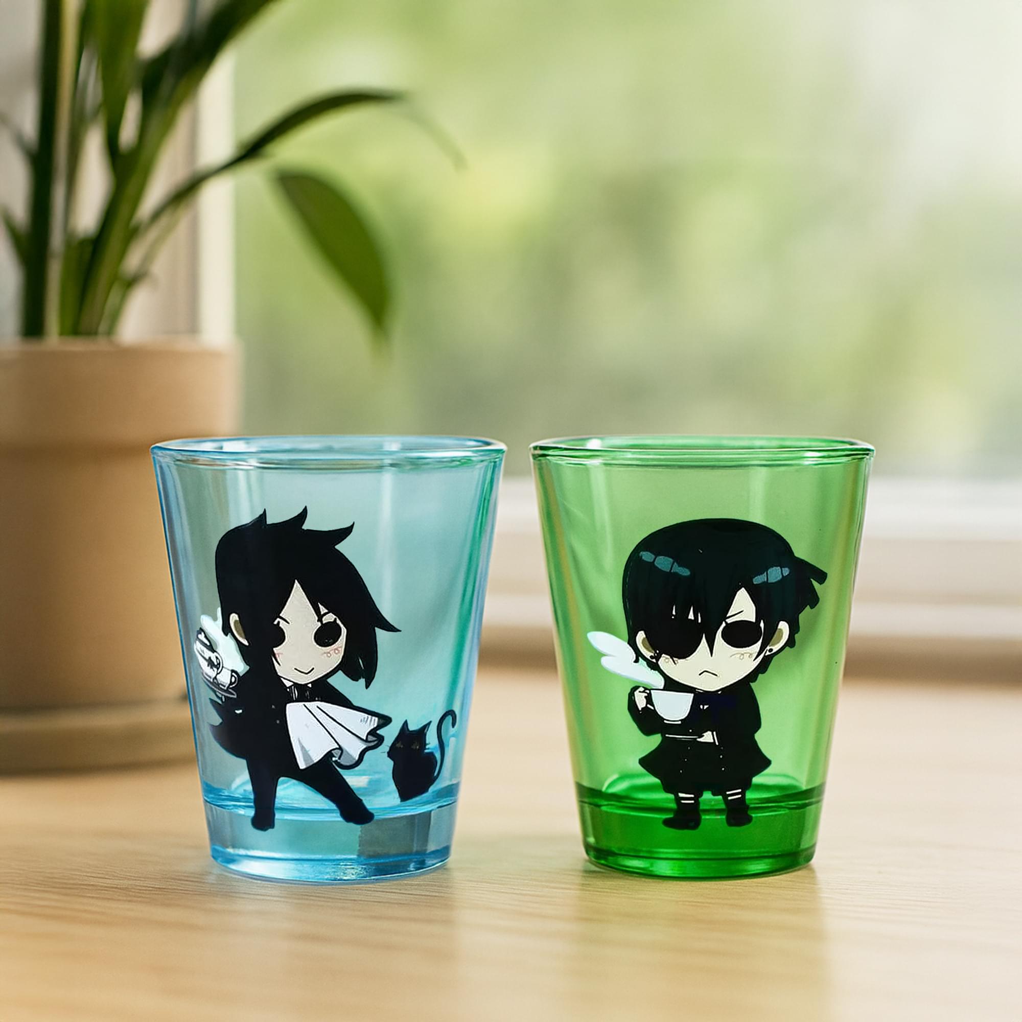Black Butler Shot Glass 2-Pack
