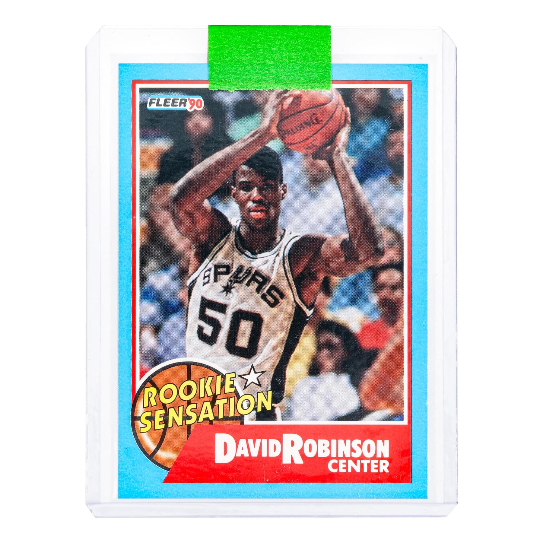NBA 1990 Fleer David Robinson Rookie Sensation Card