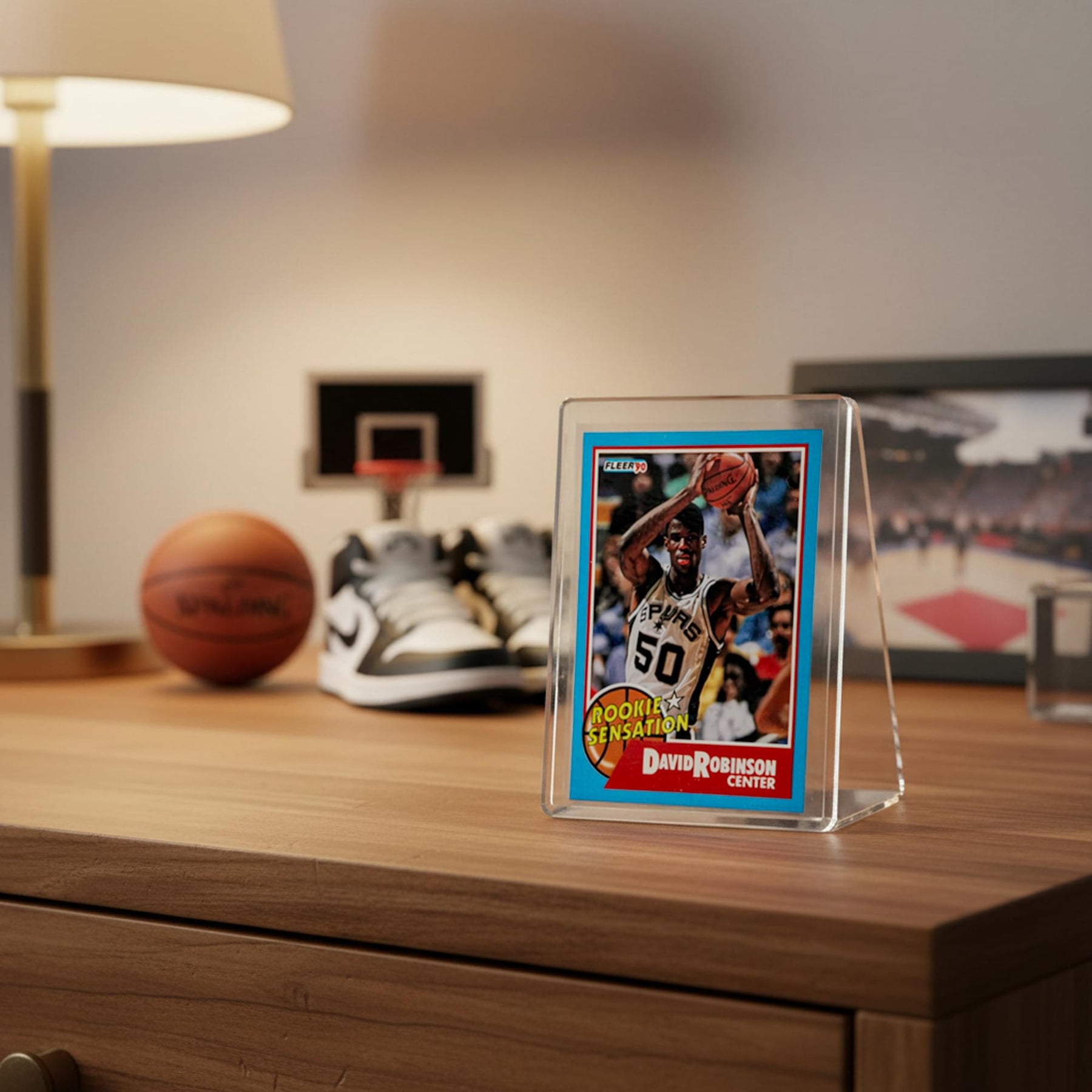 NBA 1990 Fleer David Robinson Rookie Sensation Card