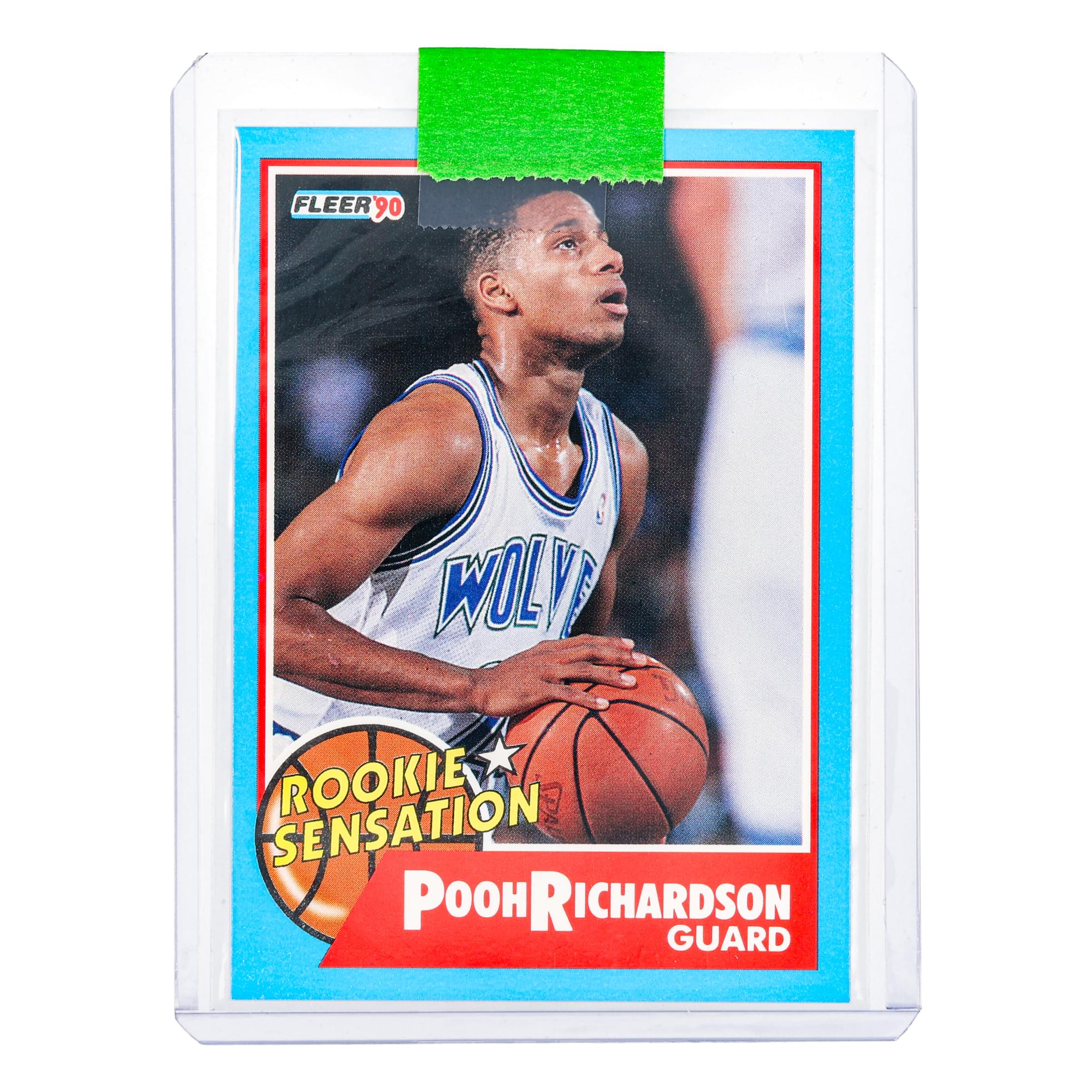 NBA 1990 Fleer Pooh Richardson Rookie Sensation Card