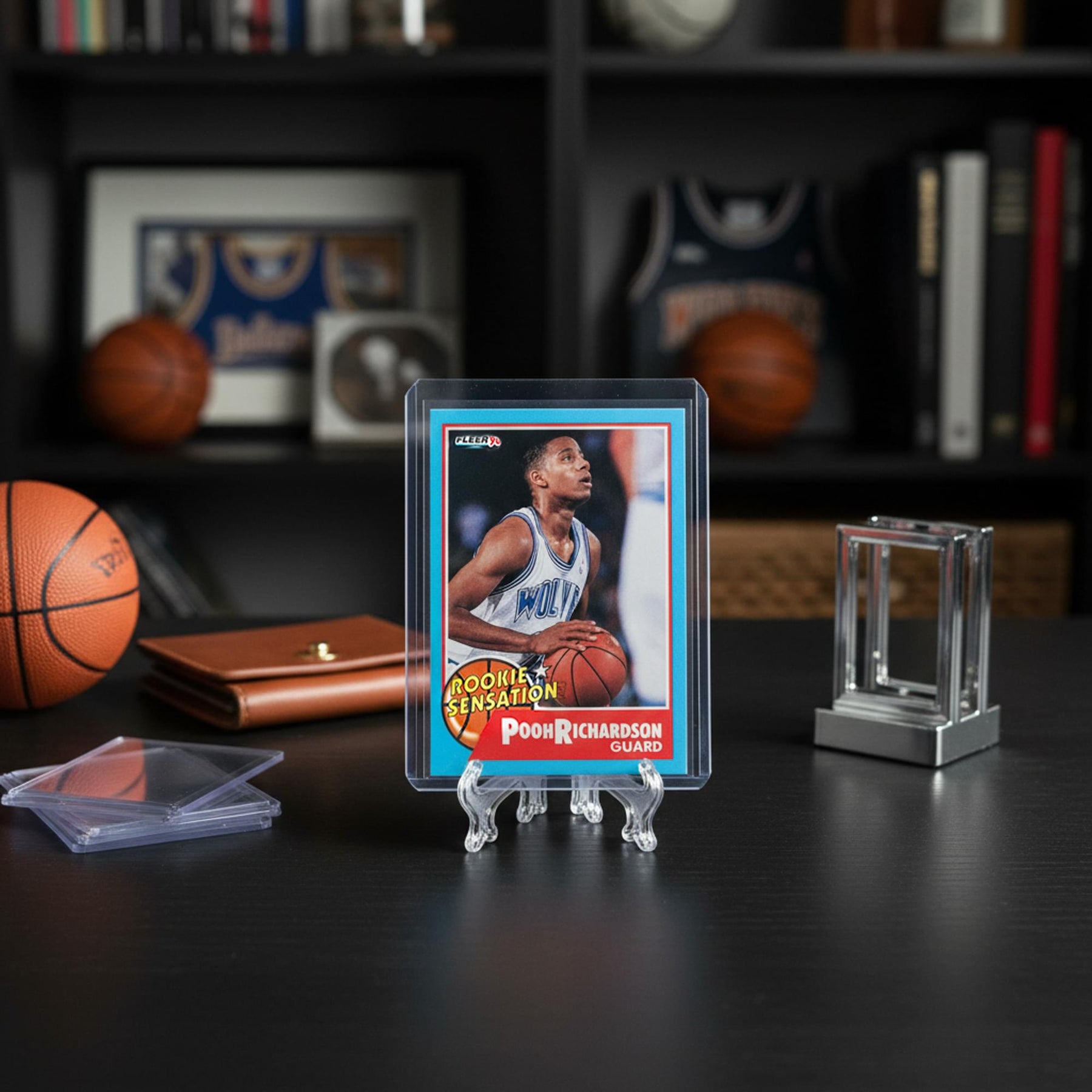 NBA 1990 Fleer Pooh Richardson Rookie Sensation Card