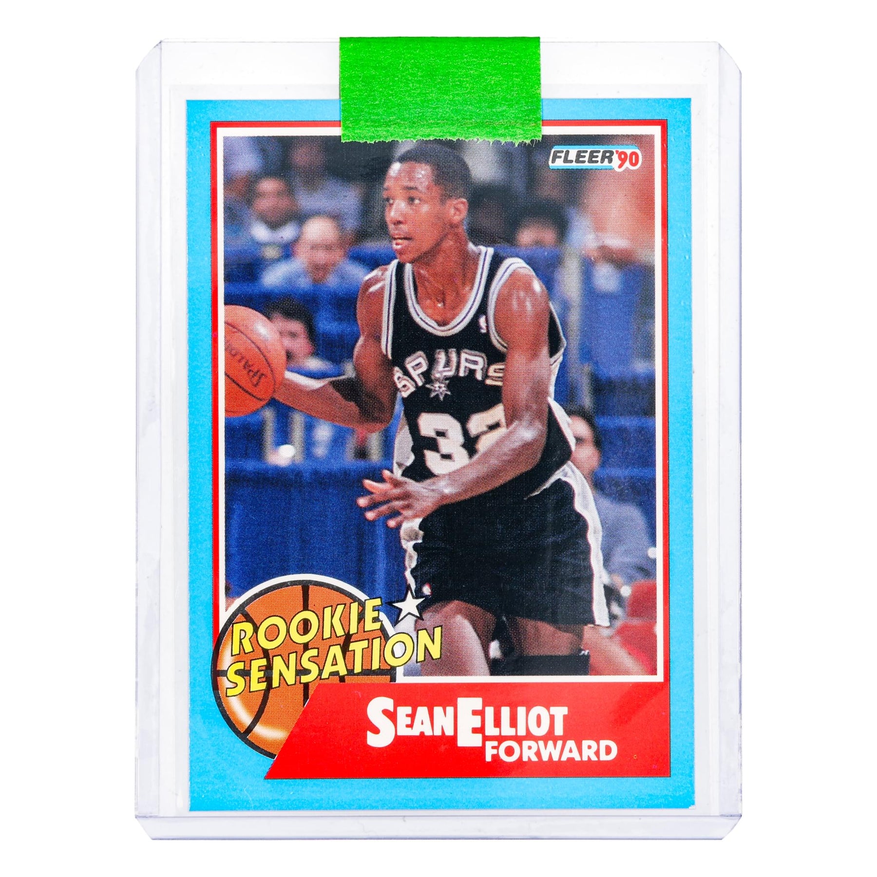 NBA 1990 Fleer Sean Elliott Rookie Sensation Card