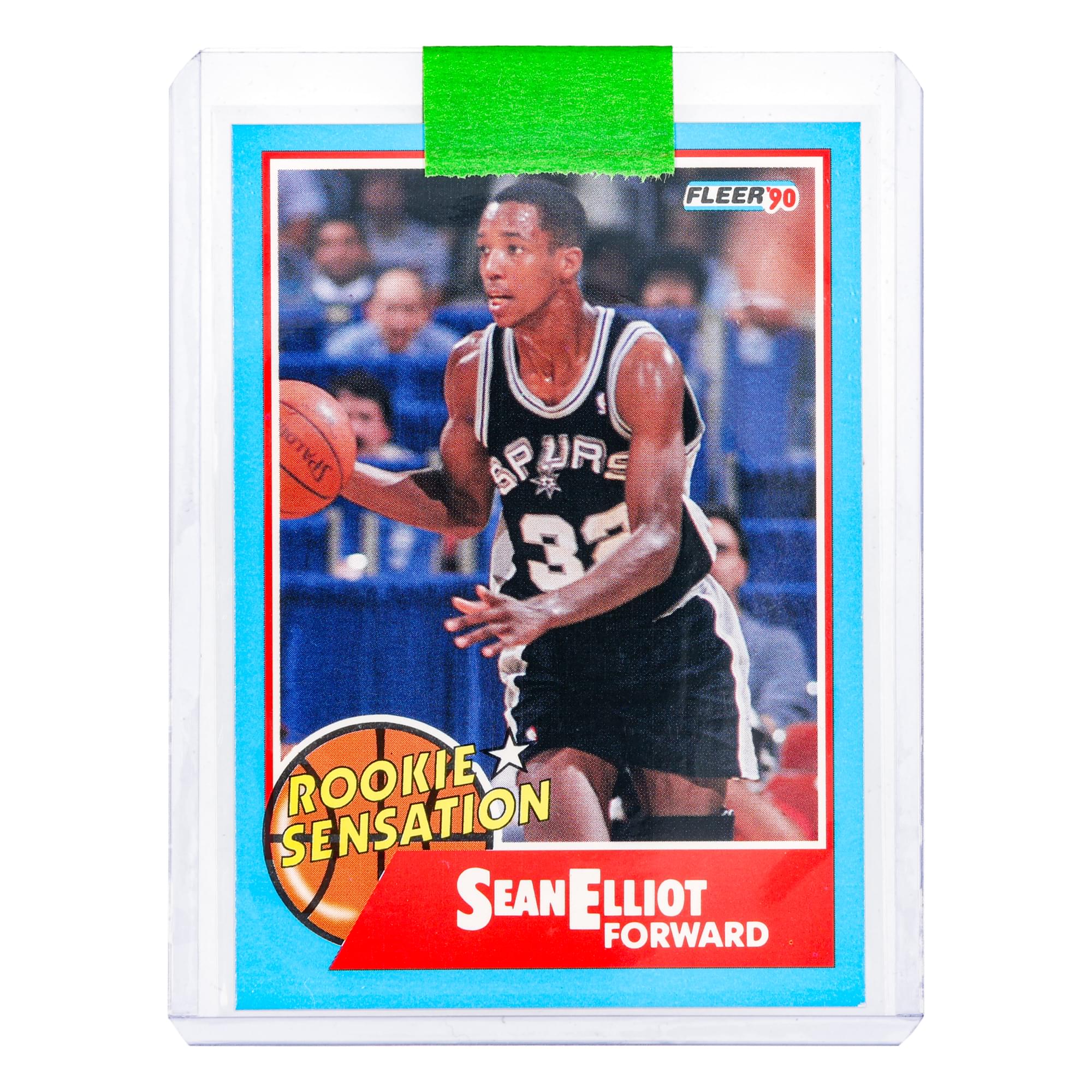 NBA 1990 Fleer Sean Elliott Rookie Sensation Card