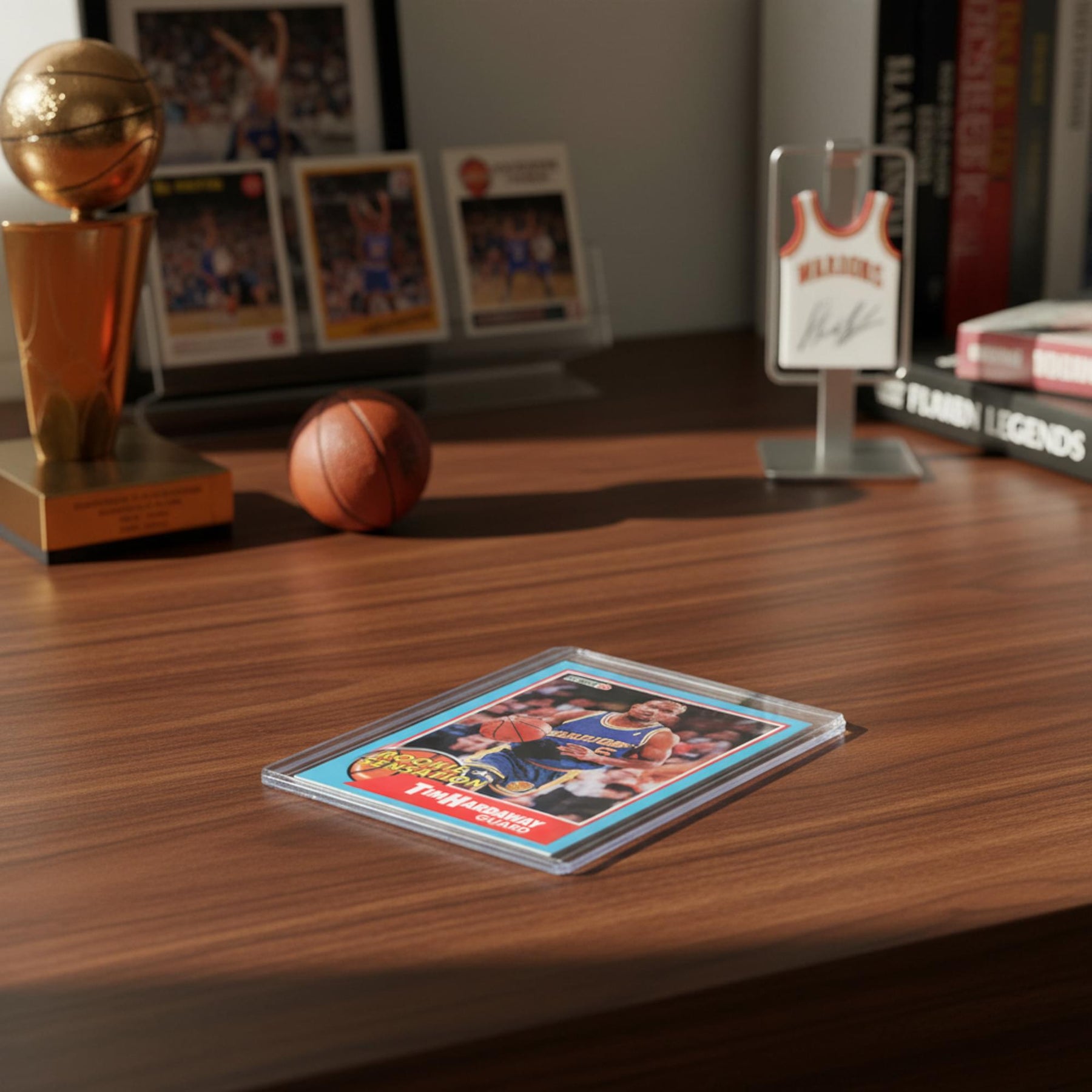 NBA 1990 Fleer Tim Hardaway Rookie Sensation Card