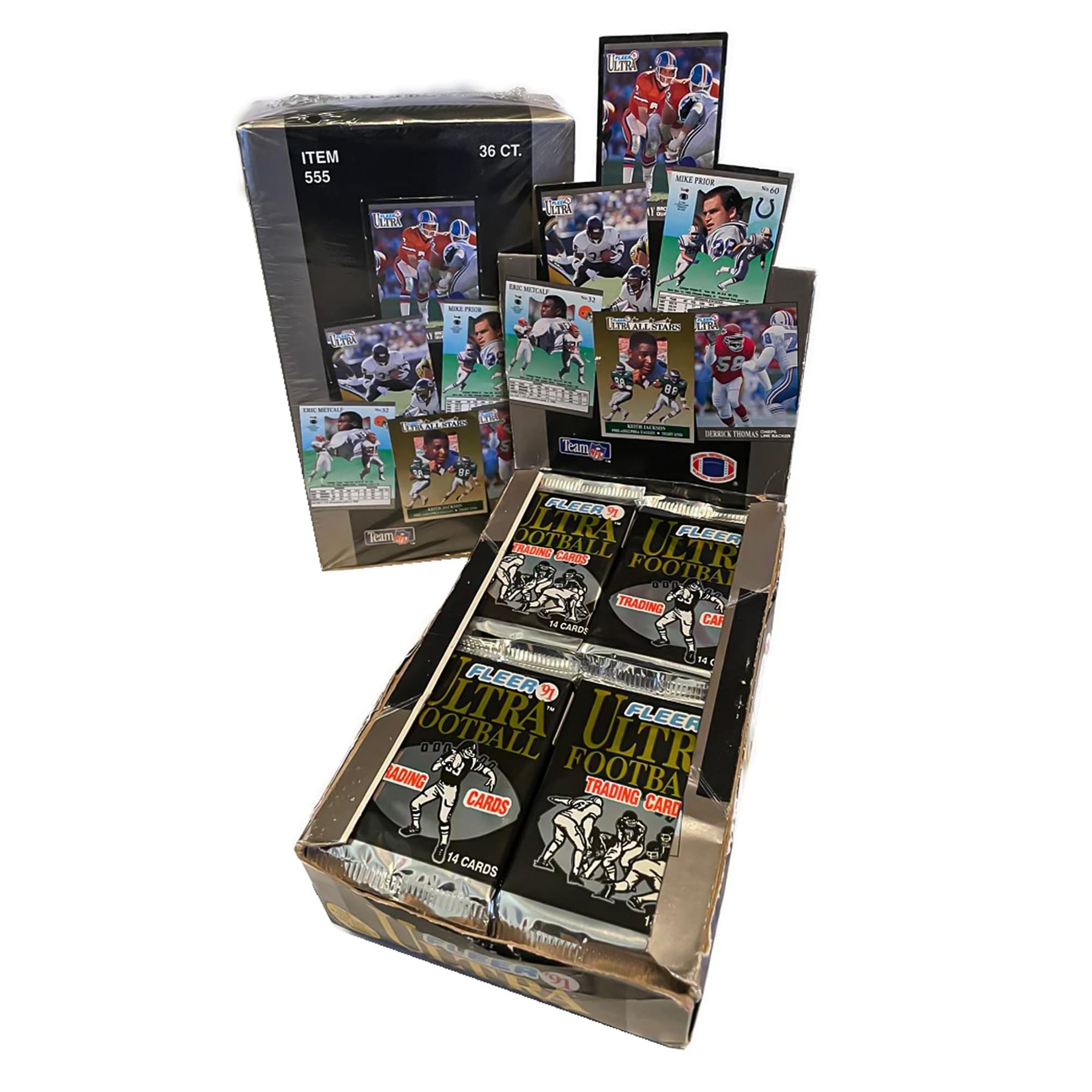 NFL 1991 FLEER ULTRA Football Trading Cards Box