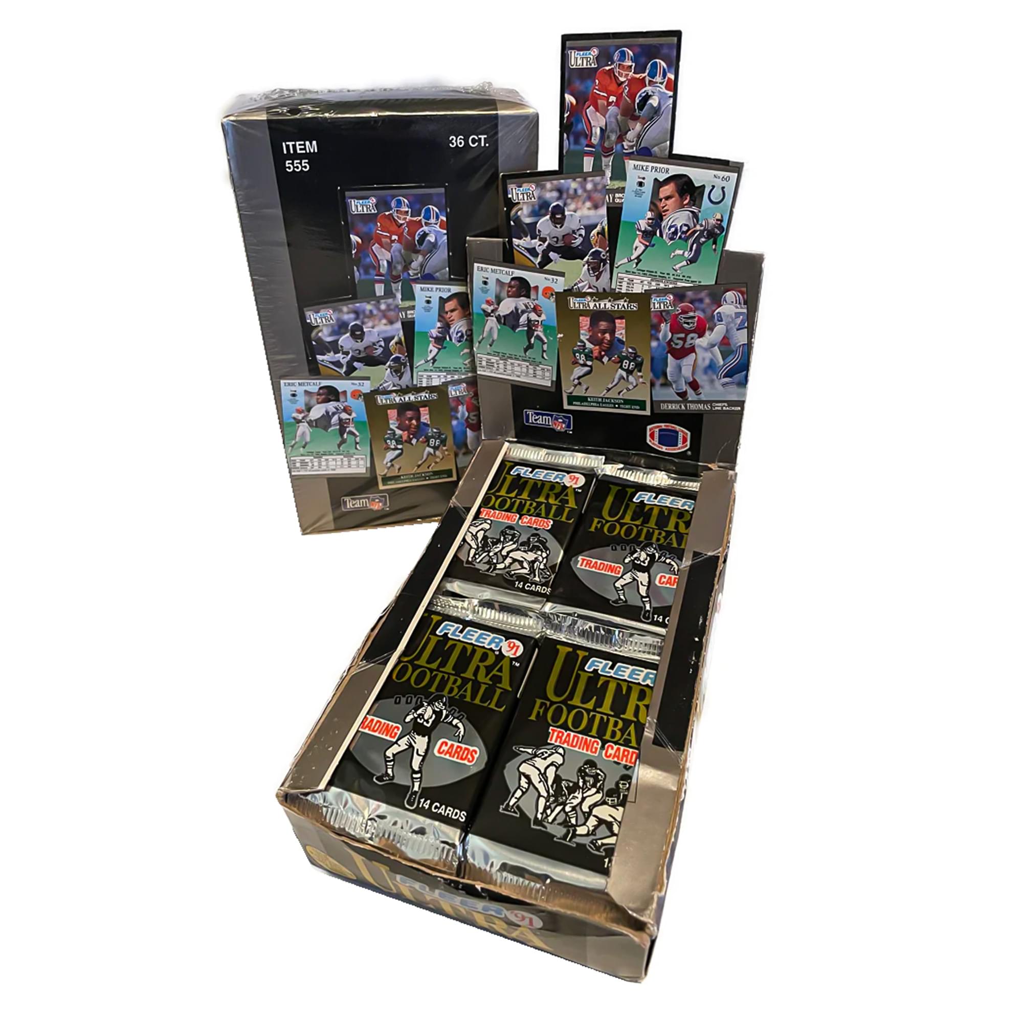 NFL 1991 FLEER ULTRA Football Trading Cards Box
