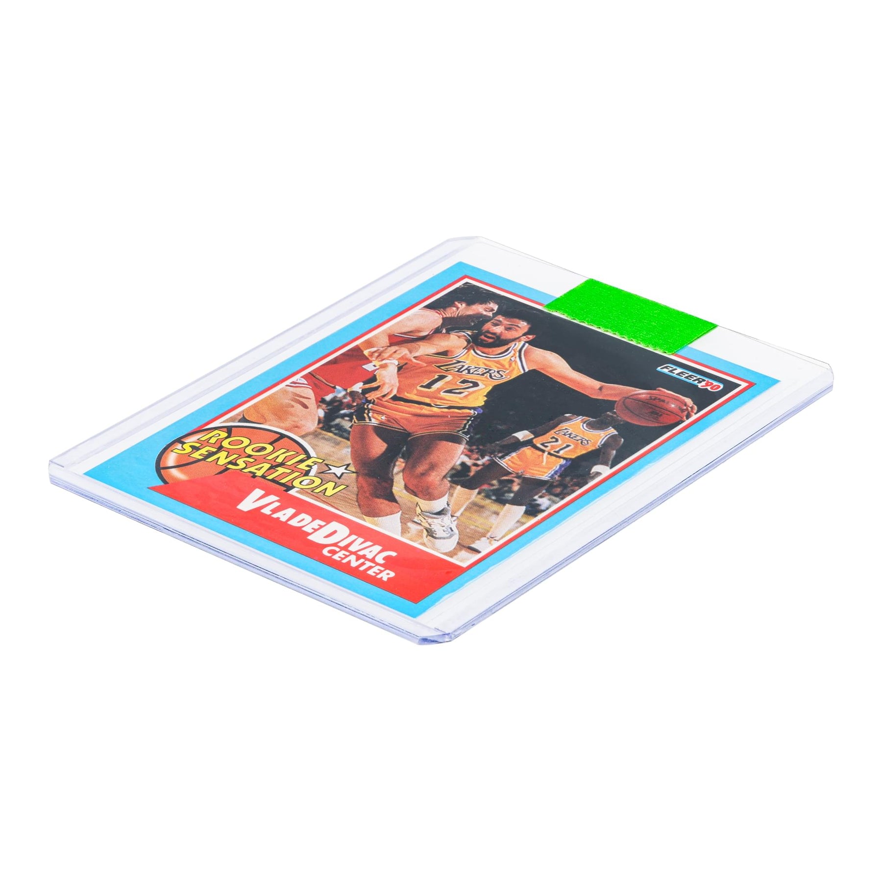 NBA 1990 Fleer Vlade Divac Rookie Sensation Card