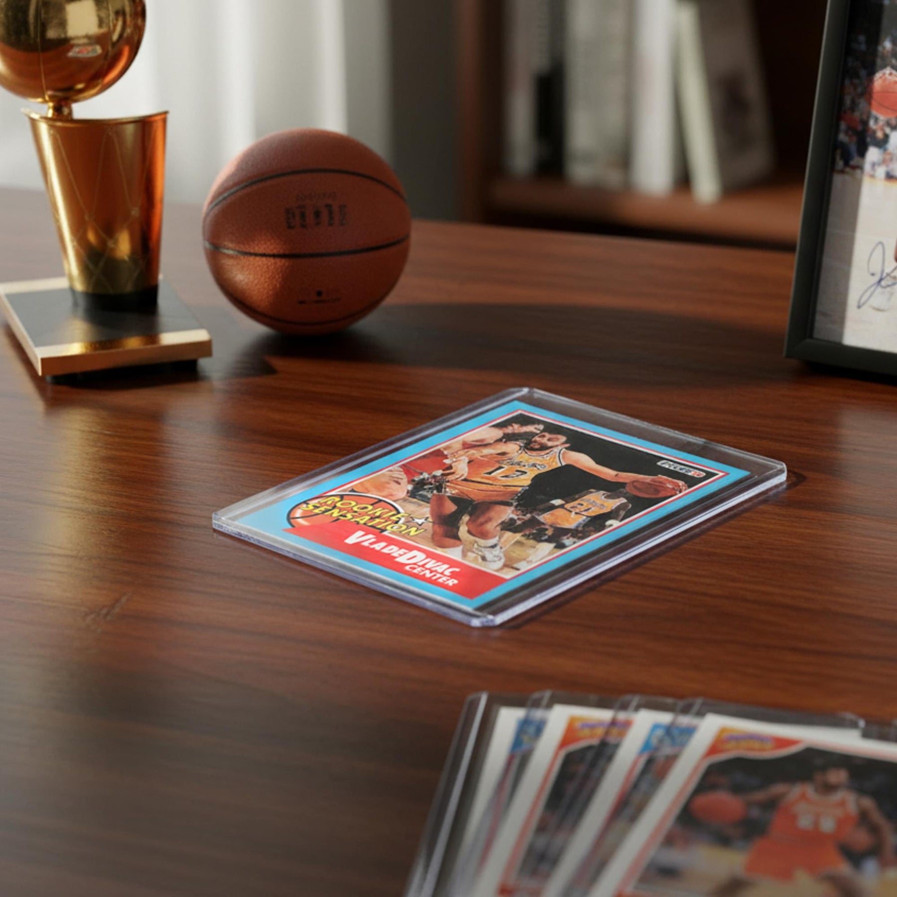 NBA 1990 Fleer Vlade Divac Rookie Sensation Card