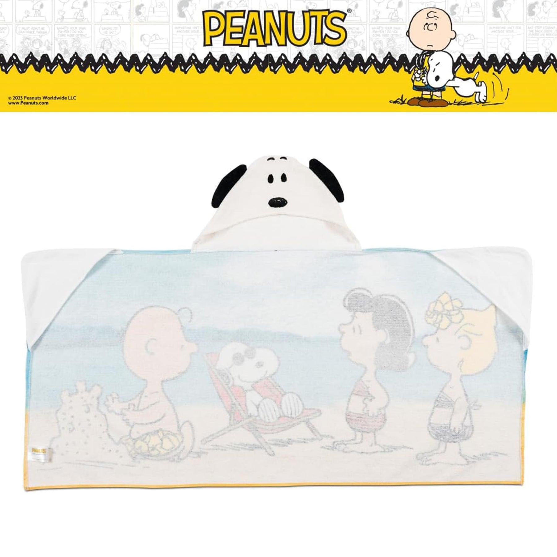 Peanuts Snoopy Soft Hooded Towel Wrap | 24 X 50 Inches