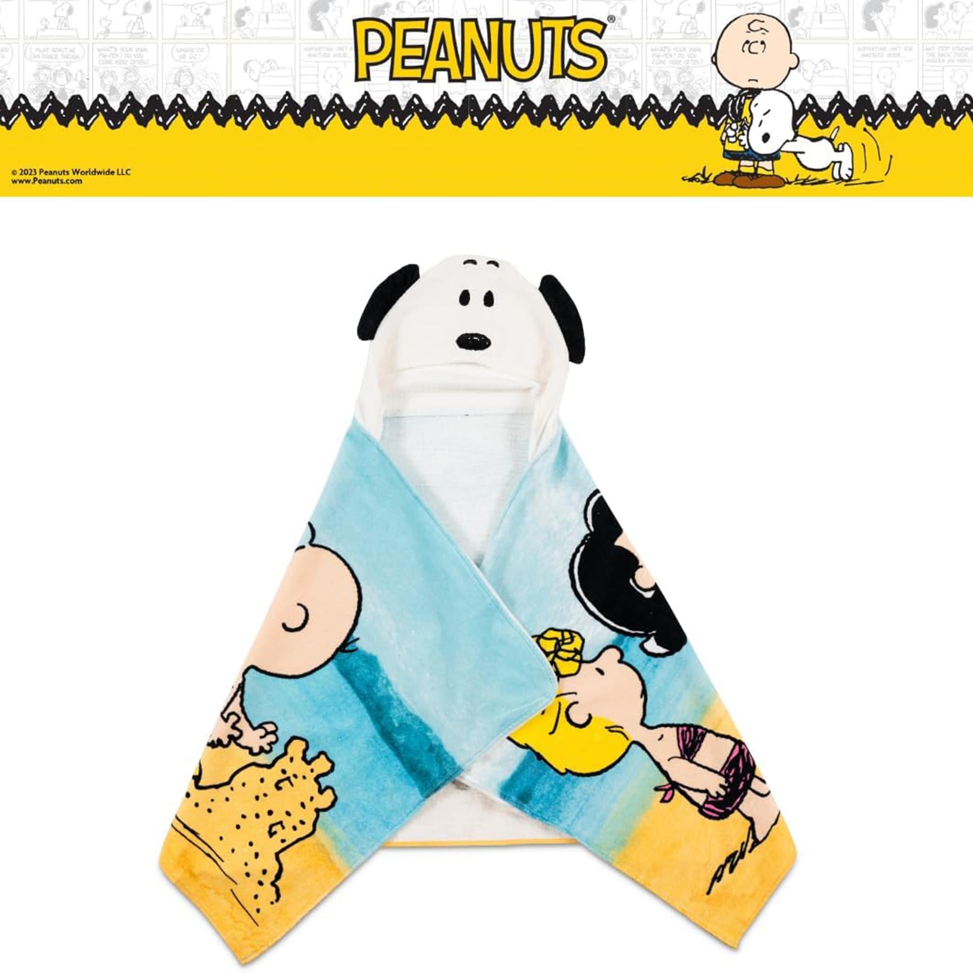 Peanuts Snoopy Soft Hooded Towel Wrap | 24 X 50 Inches