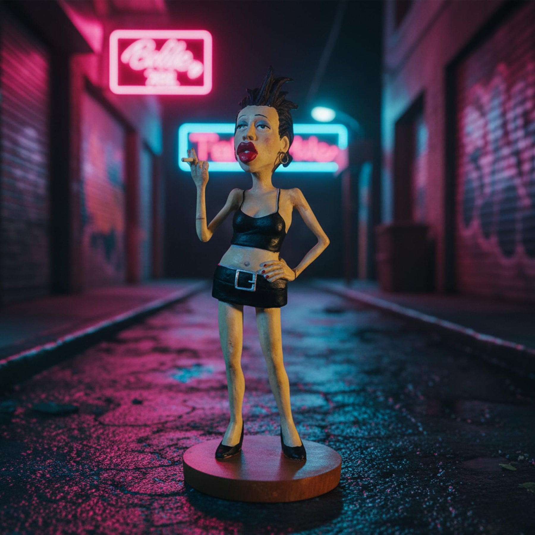Ooga Booga Crack Whore 9 Inch Collector Statue
