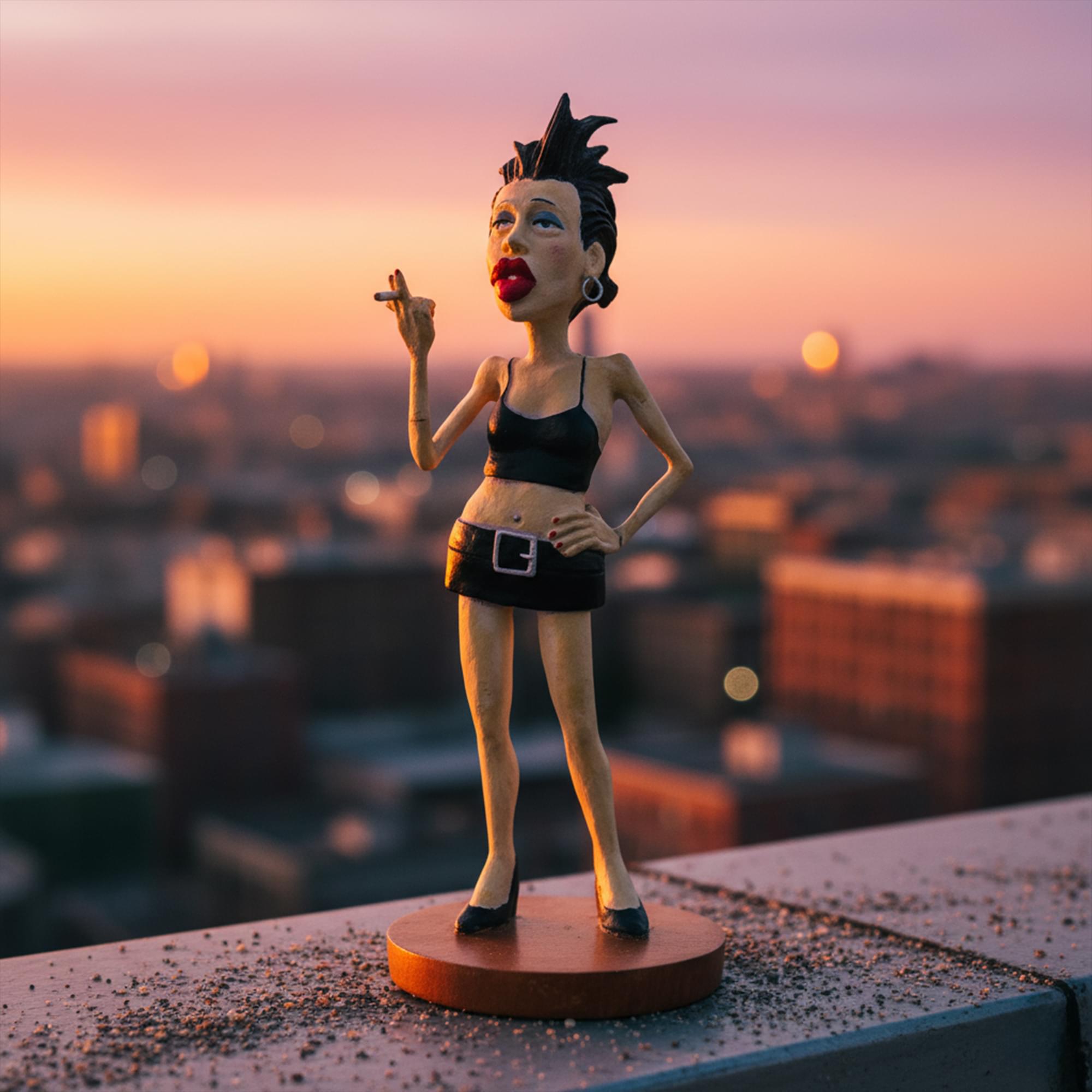 Ooga Booga Crack Whore 9 Inch Collector Statue