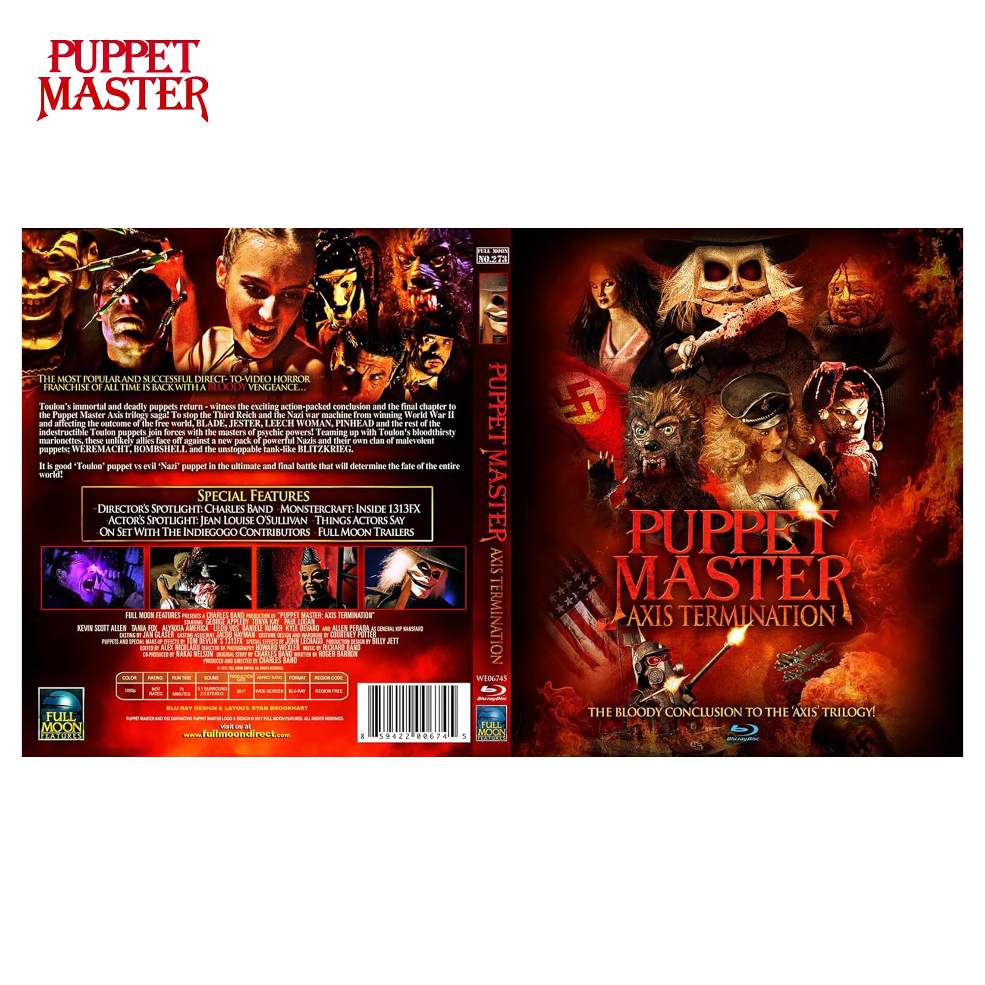 Puppet Master 12 Disc Movie Blu-ray Box Set