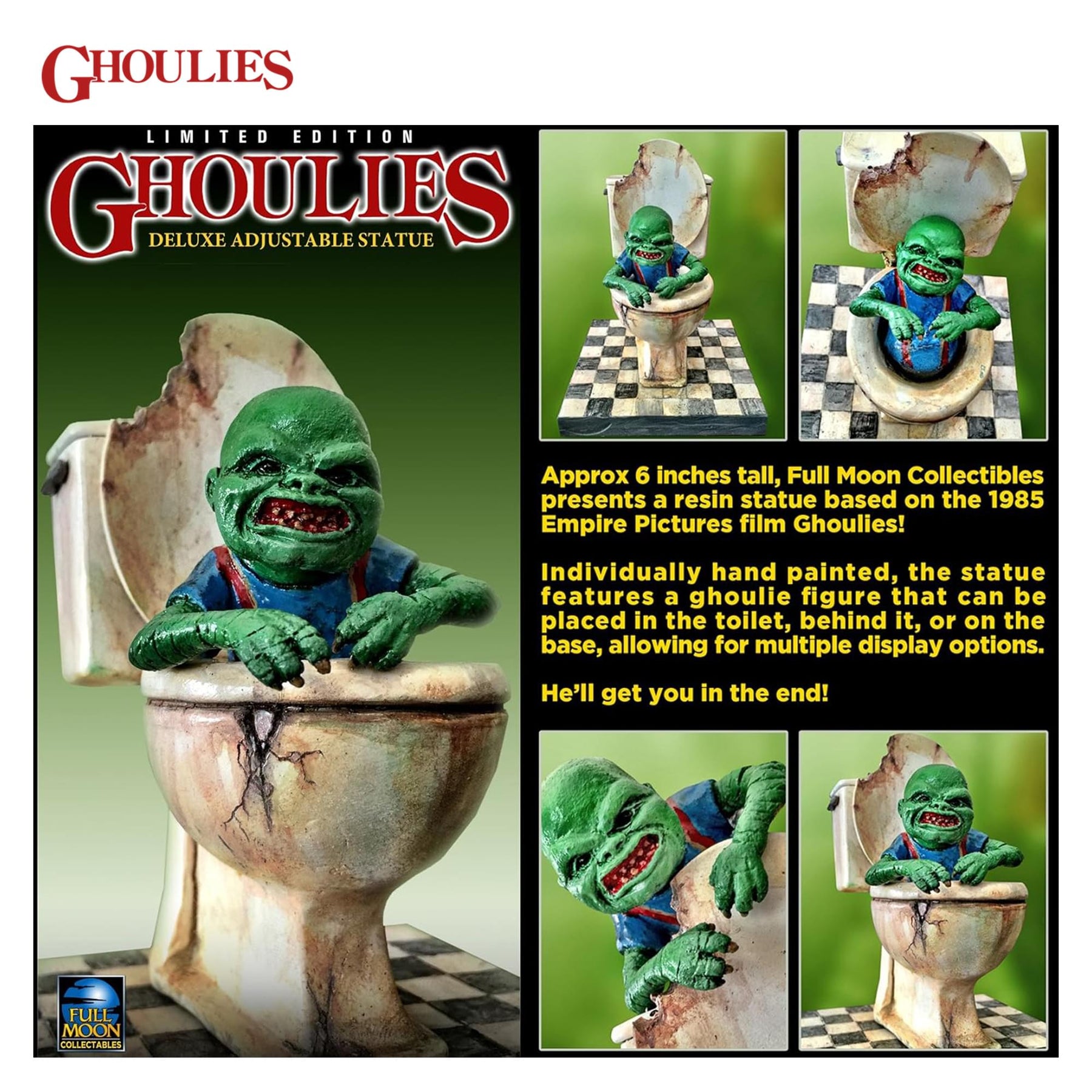 Ghoulies Deluxe Poseable 6 Inch Resin Statue