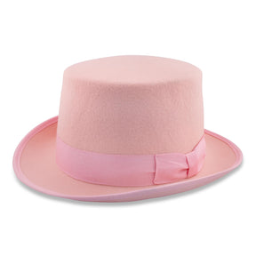 Wool Pink Costume Adult Top Hat