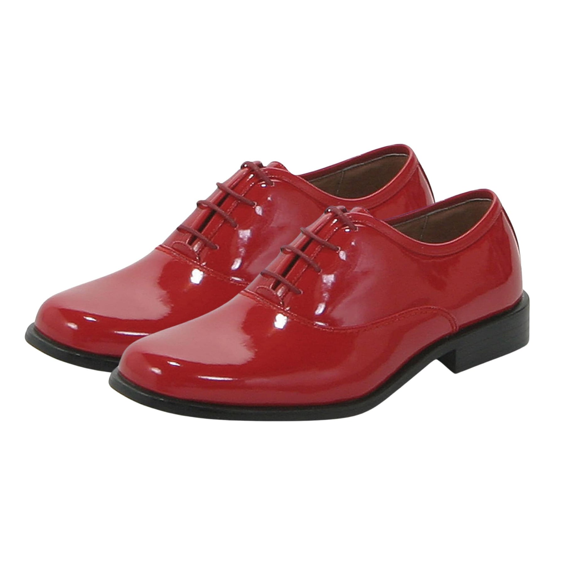 red dress shoes men's Men's Gangster Vinyl Tuxedo Adult Red Costume Shoes