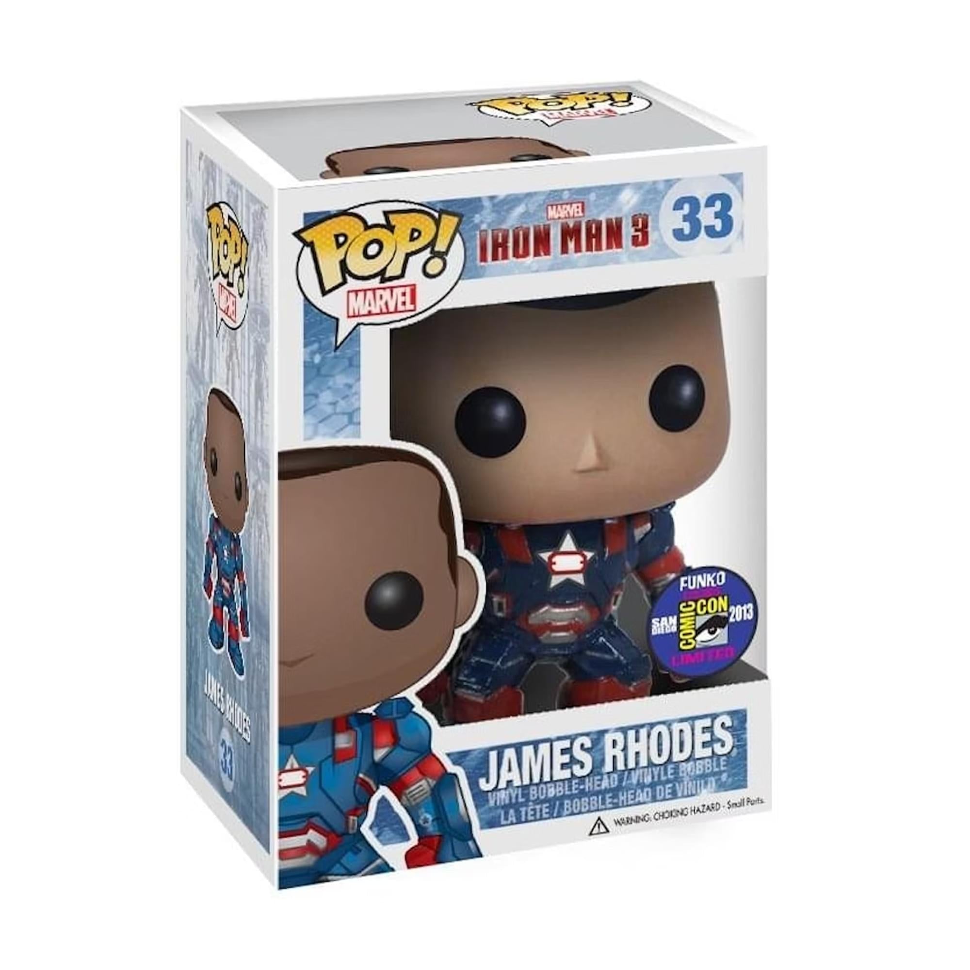 Marvel Pop Vinyl: Iron Man 3 Movie James Rhodes SDCC 2013 Exclusive Chase